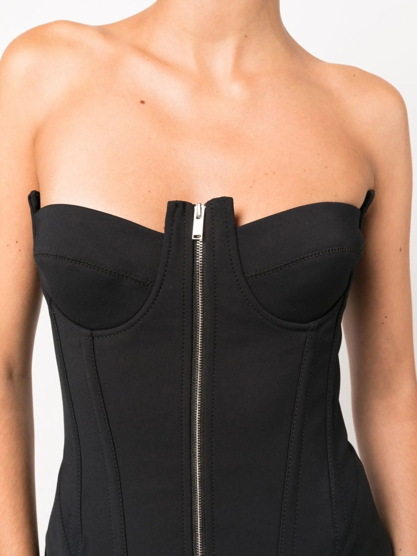 double arch bustier minidress