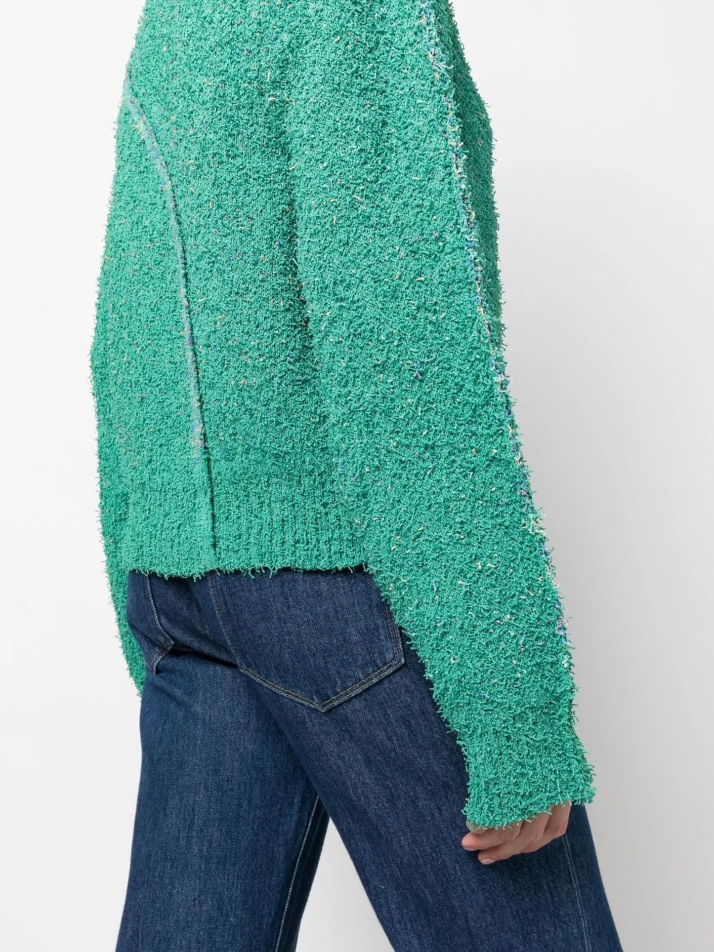 Murdeira speckled-knit jumper