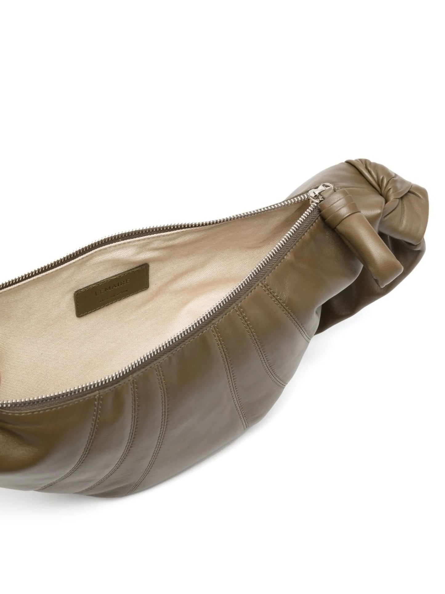 polished-finish crossbody bag