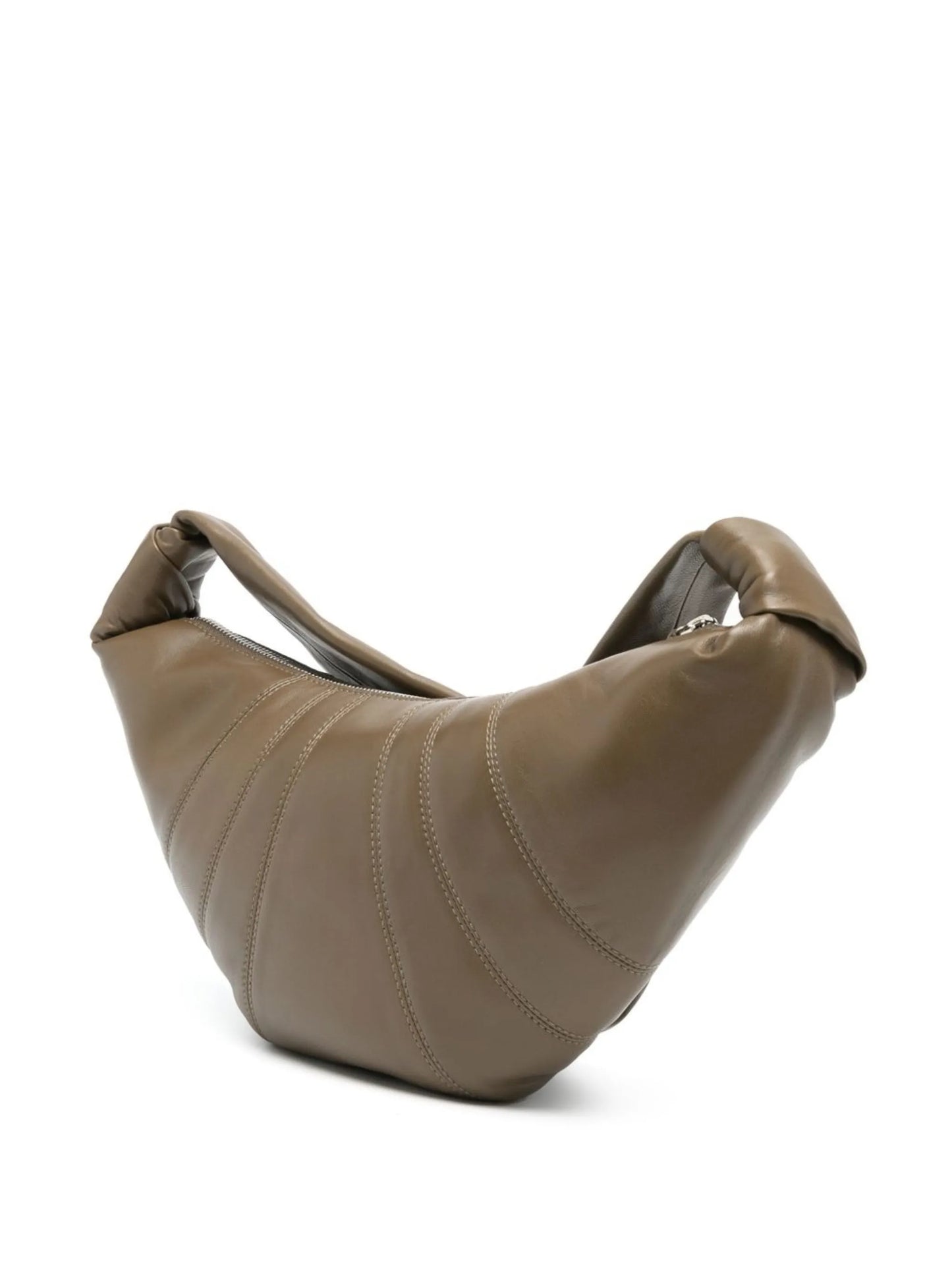 polished-finish crossbody bag