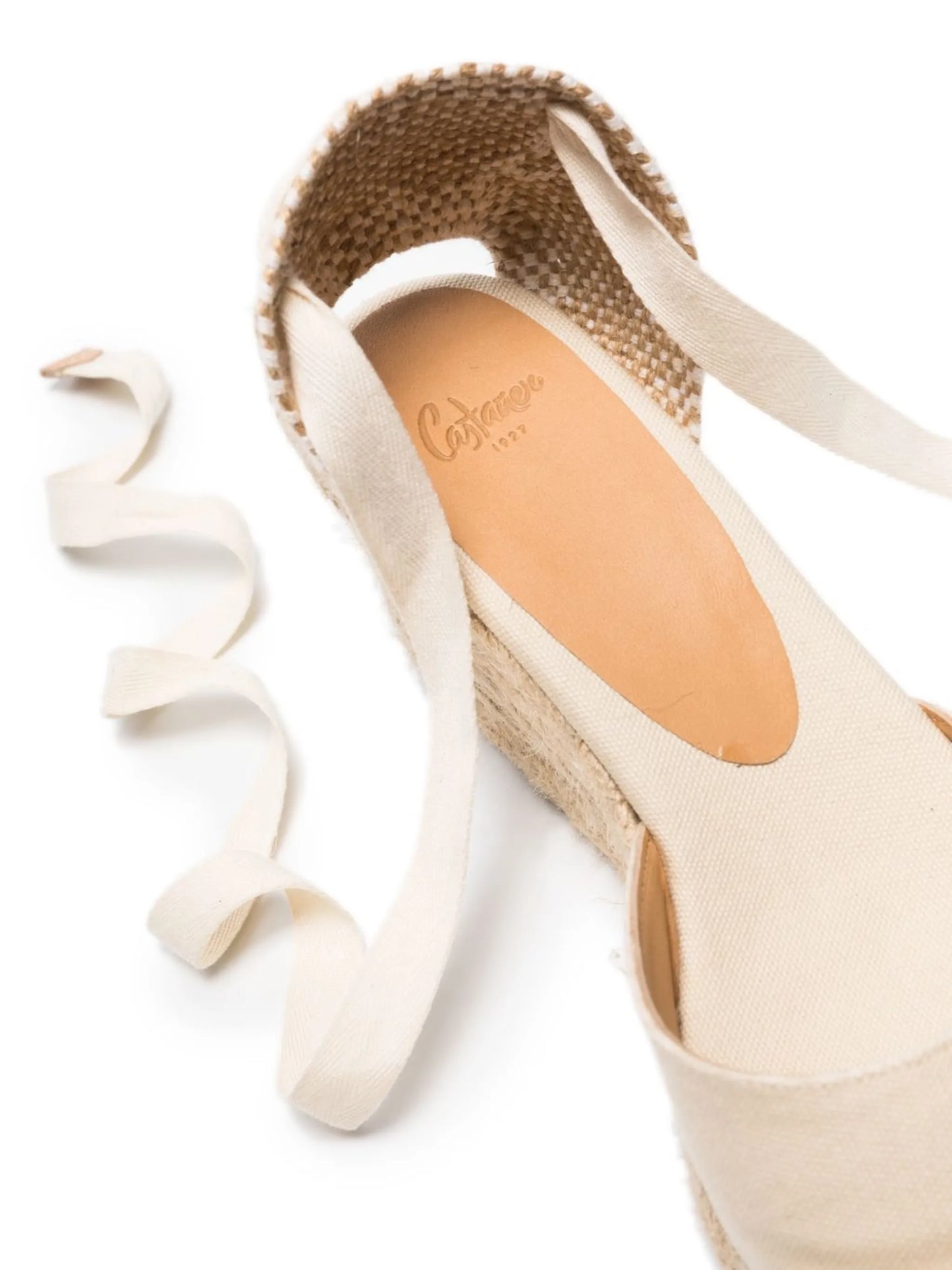 Carina lace-up wedge espadrilles