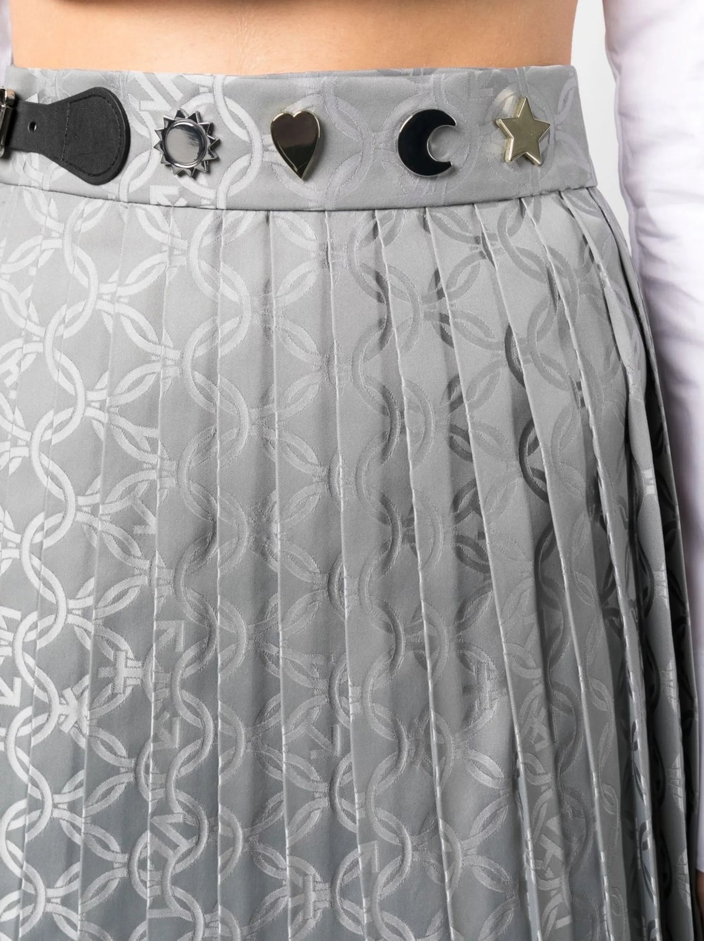 CJ Gender-Jacquard mini kilt