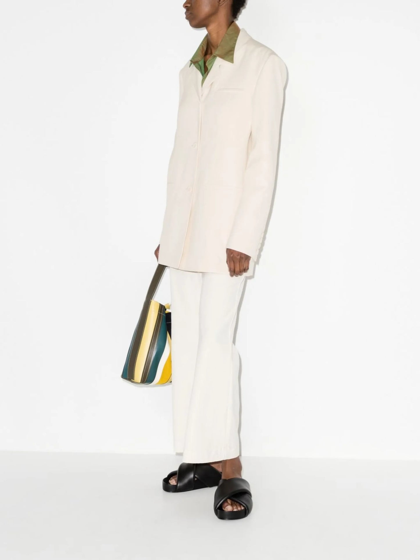 single-breasted blazer