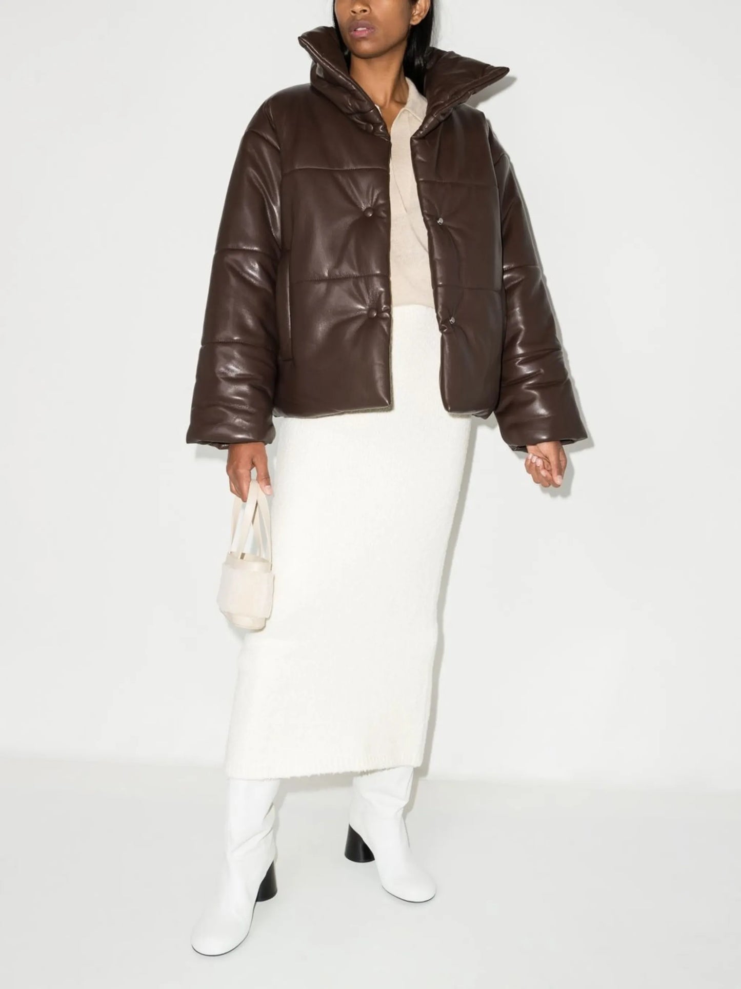 Hide puffer jacket