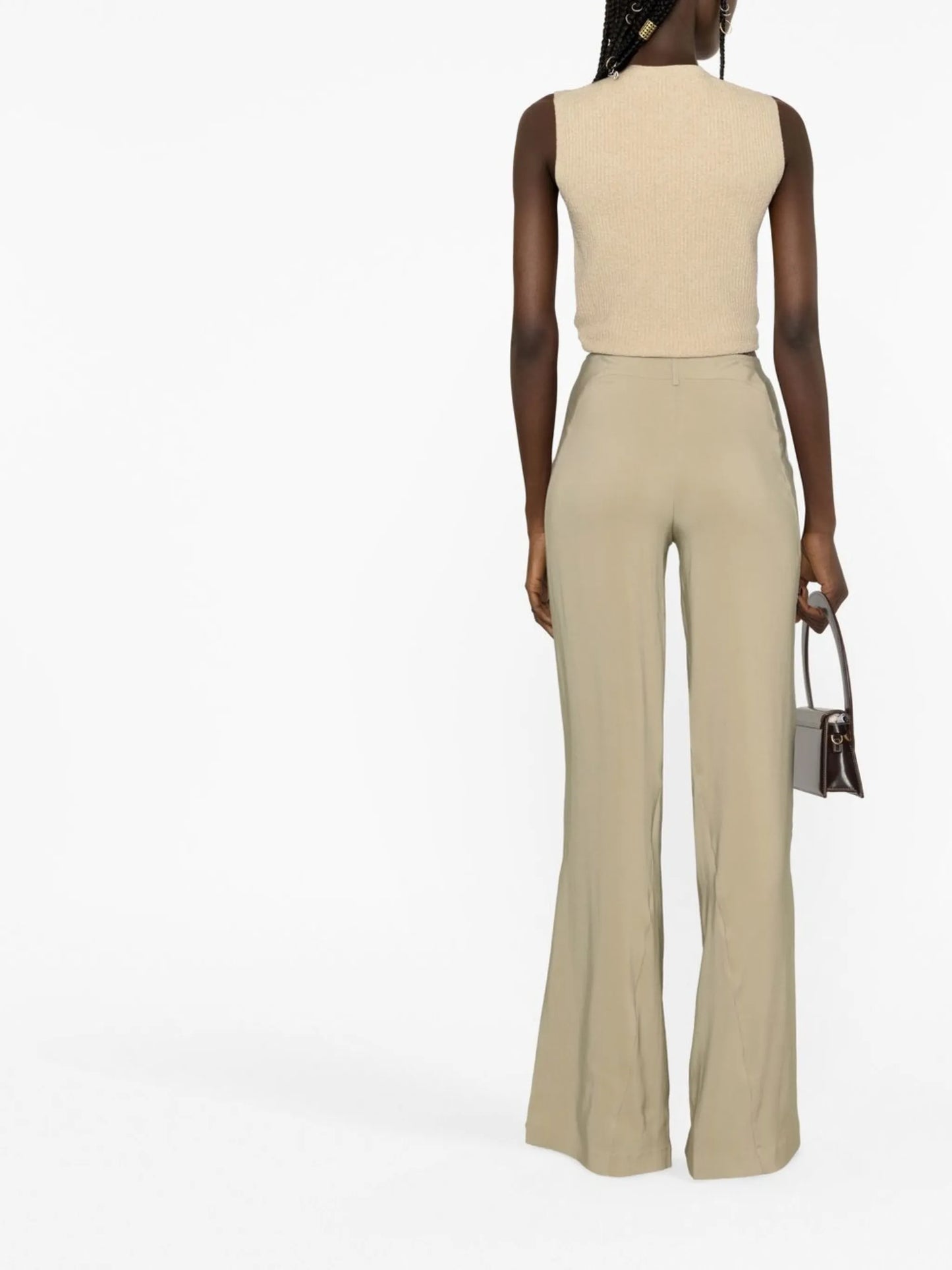 Le Pantalon Soffio flared trousers