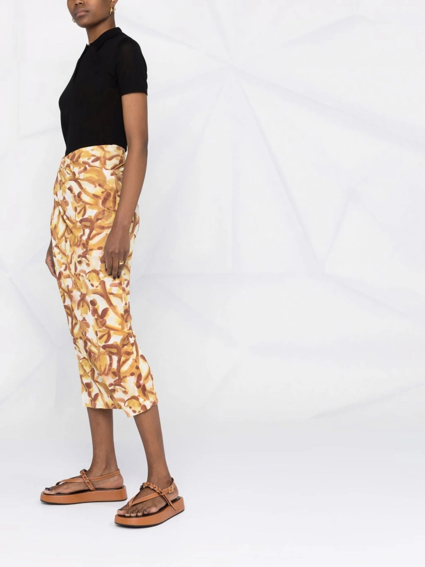 Bodycon midi skirt