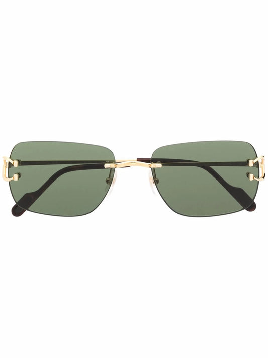 rectangle-frame sunglasses