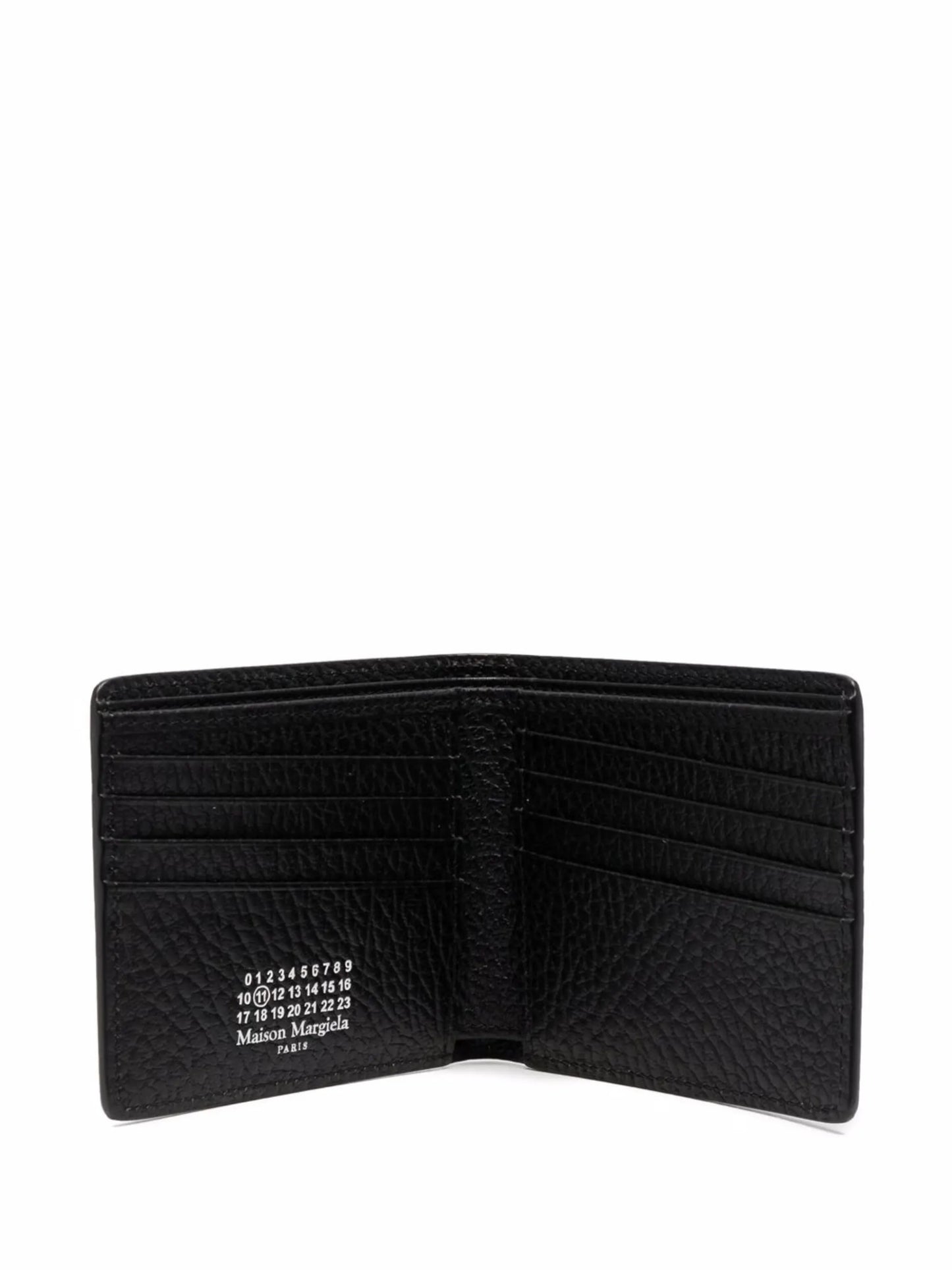 four-stitches leather wallet