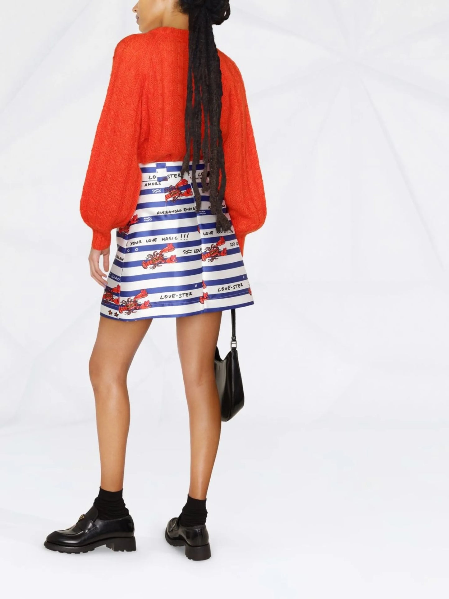 cable-knit cardigan