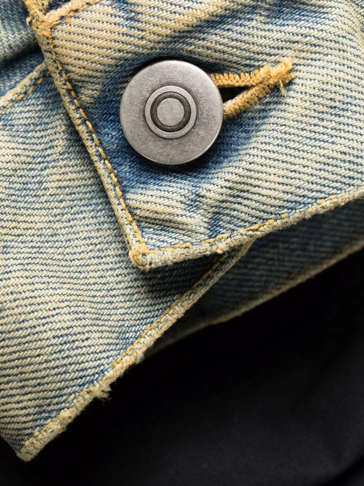 layered cotton trench coat