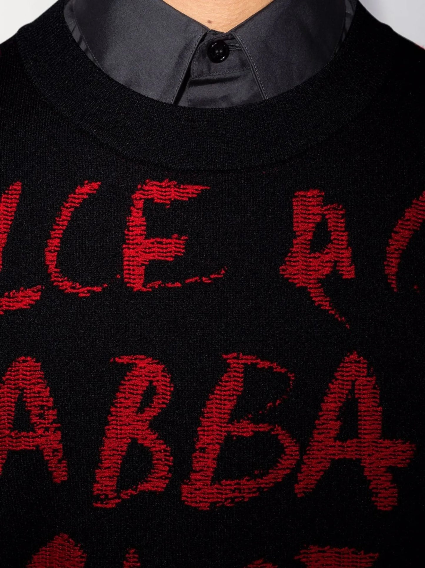 all-over logo jacquard jumper