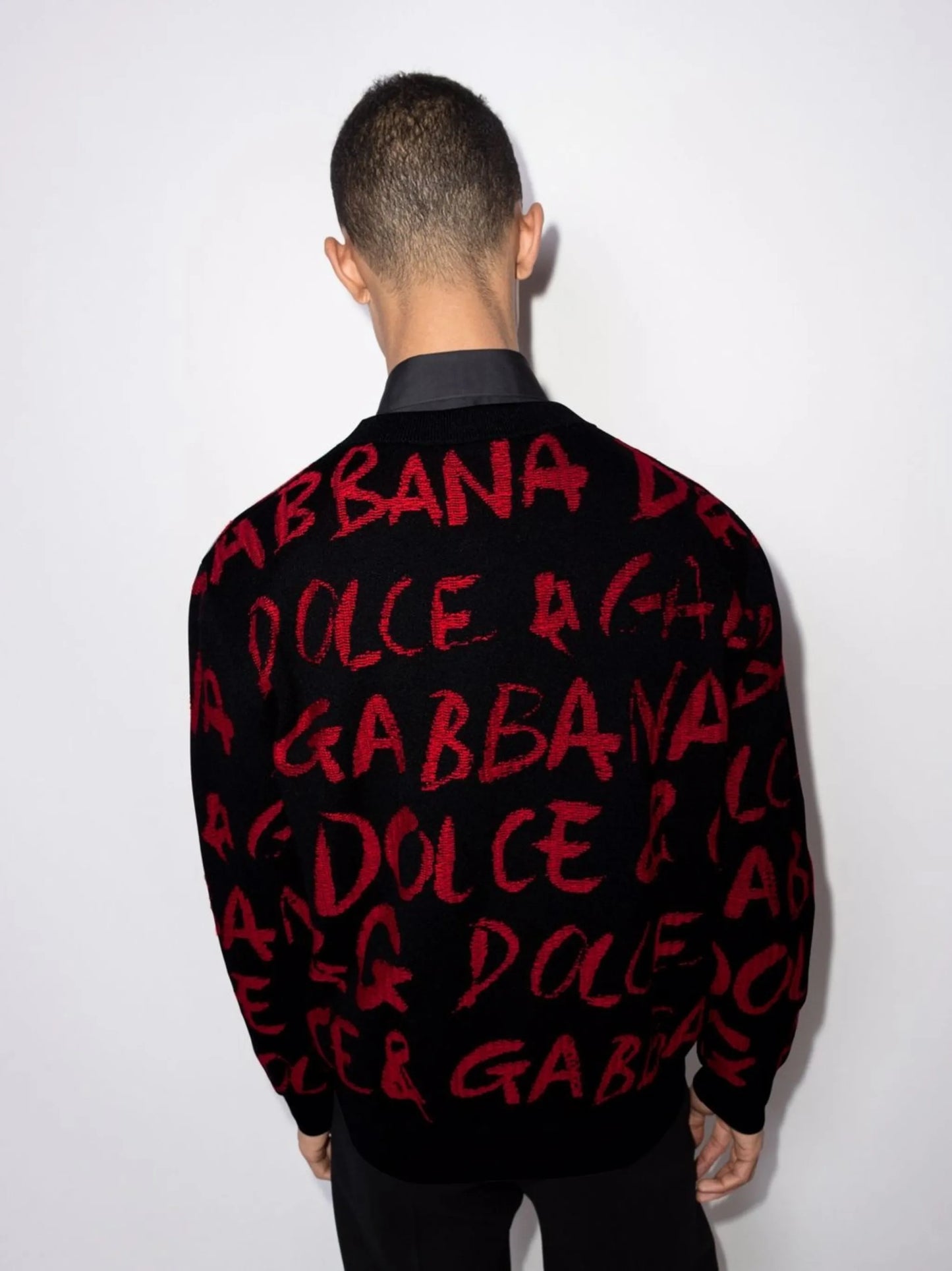 all-over logo jacquard jumper