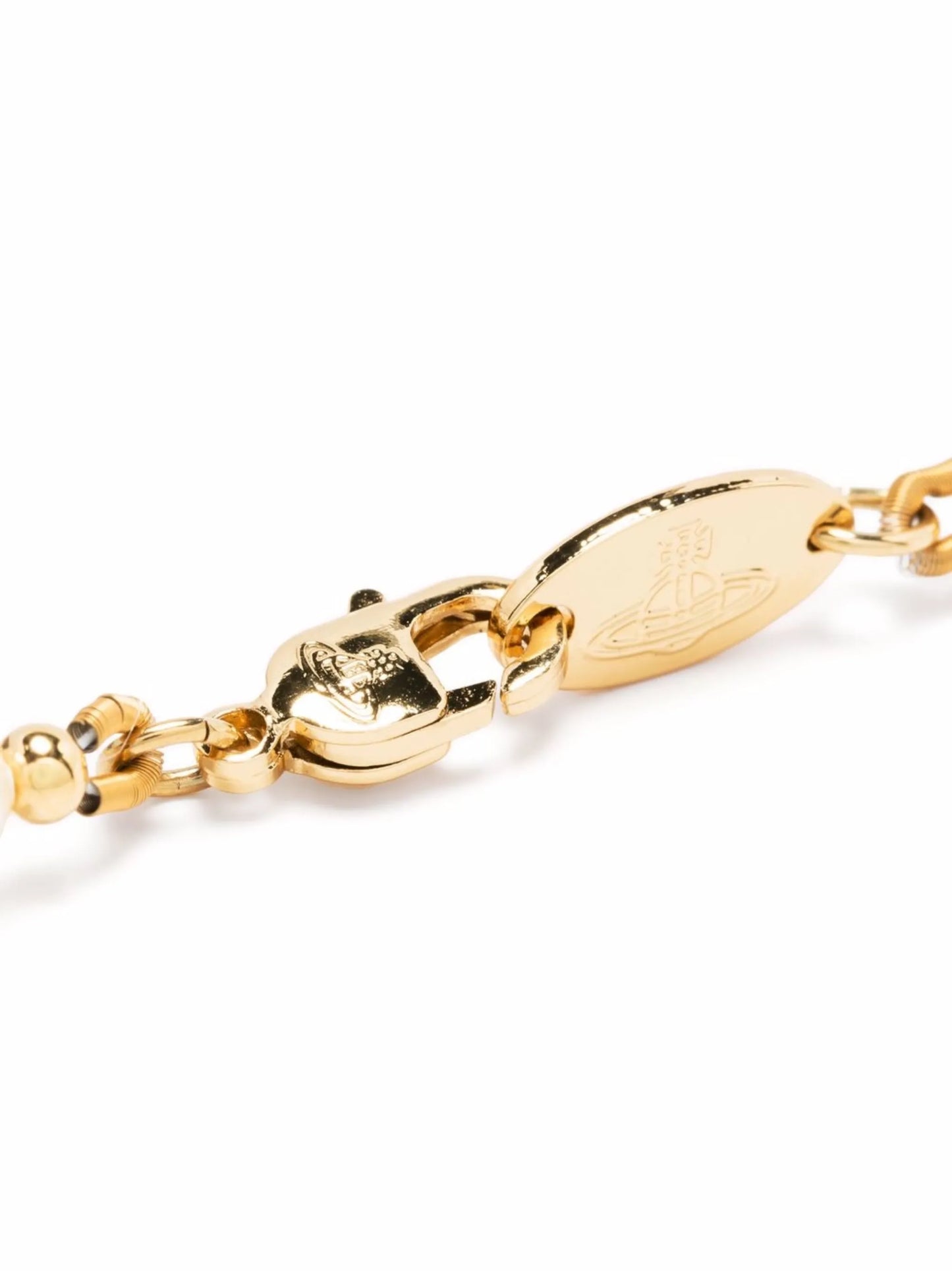 Bas Relief pearl-chain choker