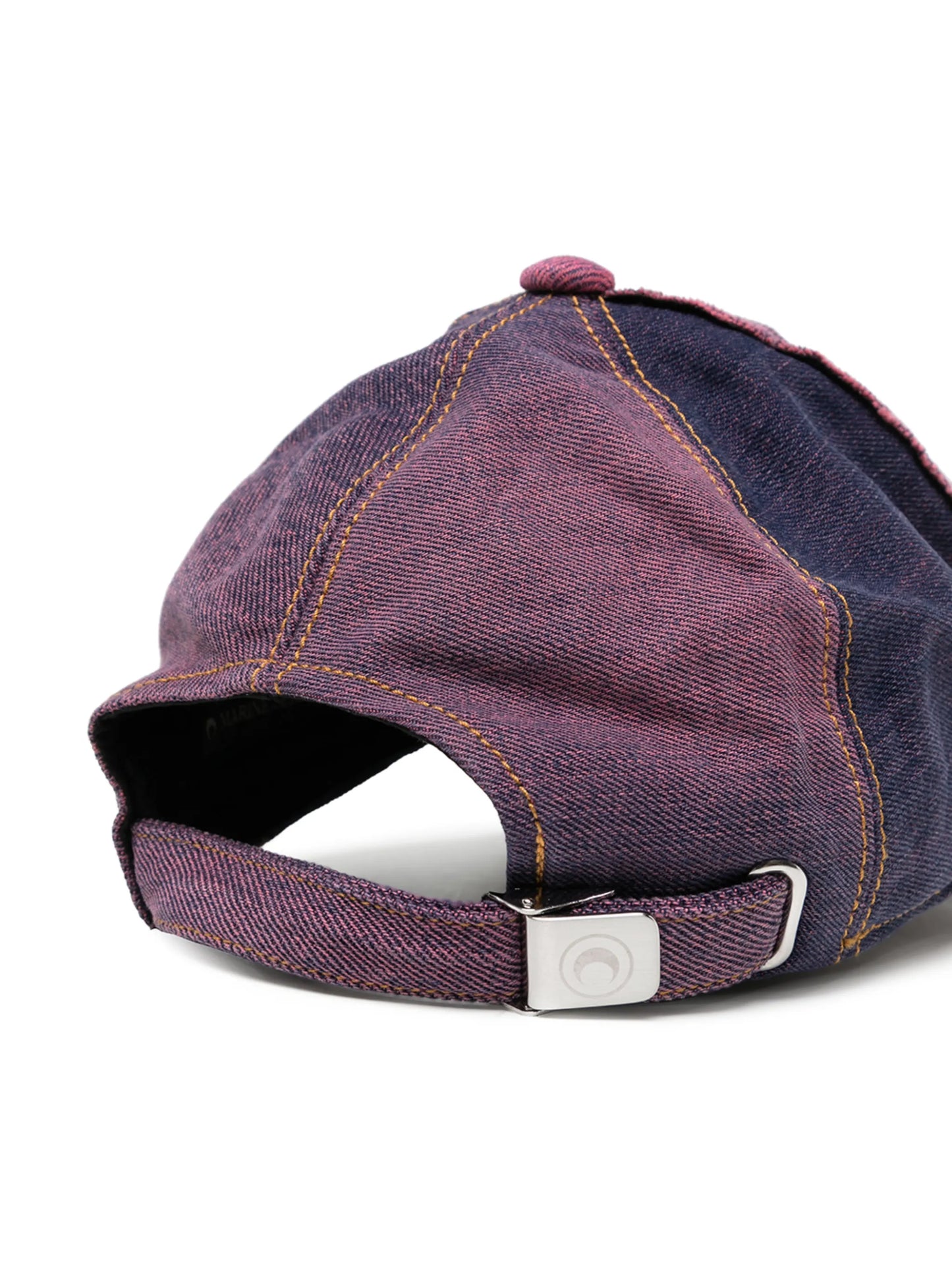 Crescent Moon distressed denim cap