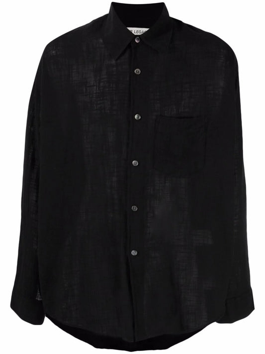 long-sleeve cotton shirt