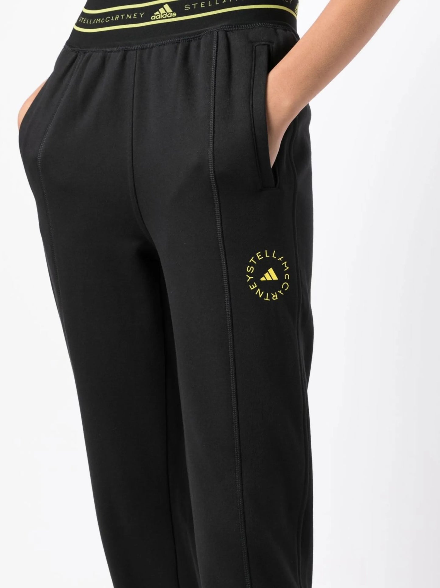 logo-waistband track pants