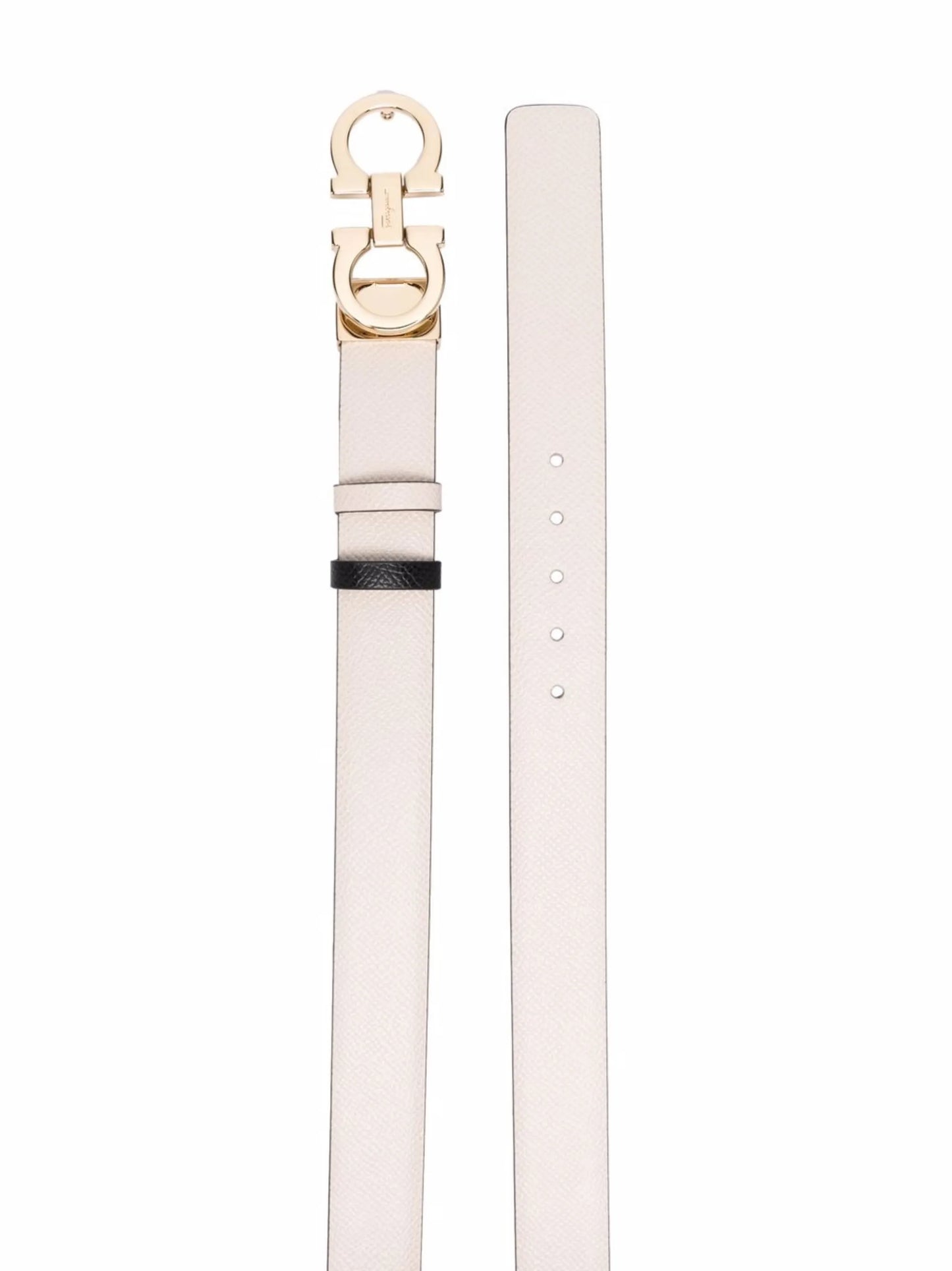 reversible and adjustable Gancini belt