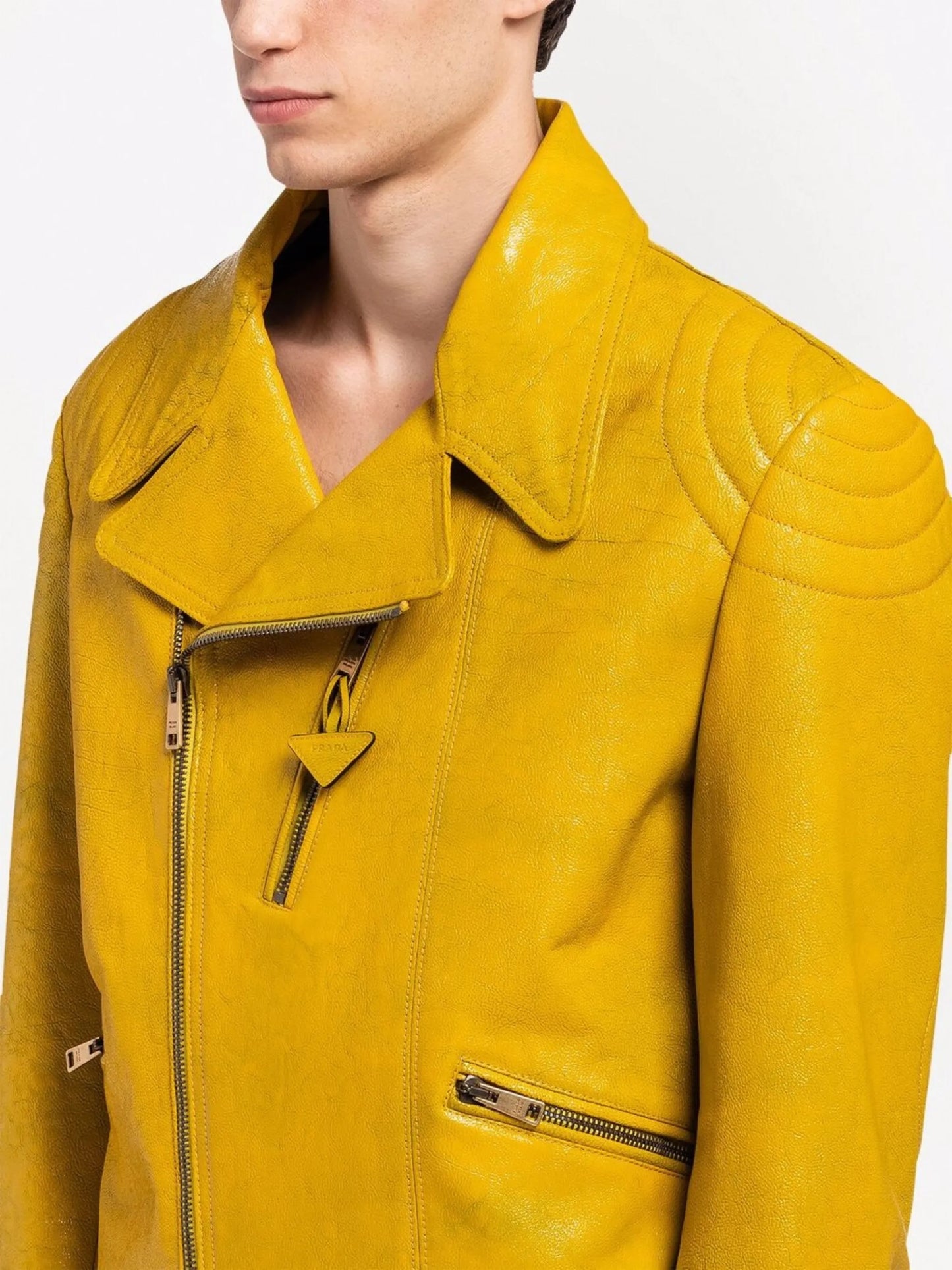 leather biker jacket