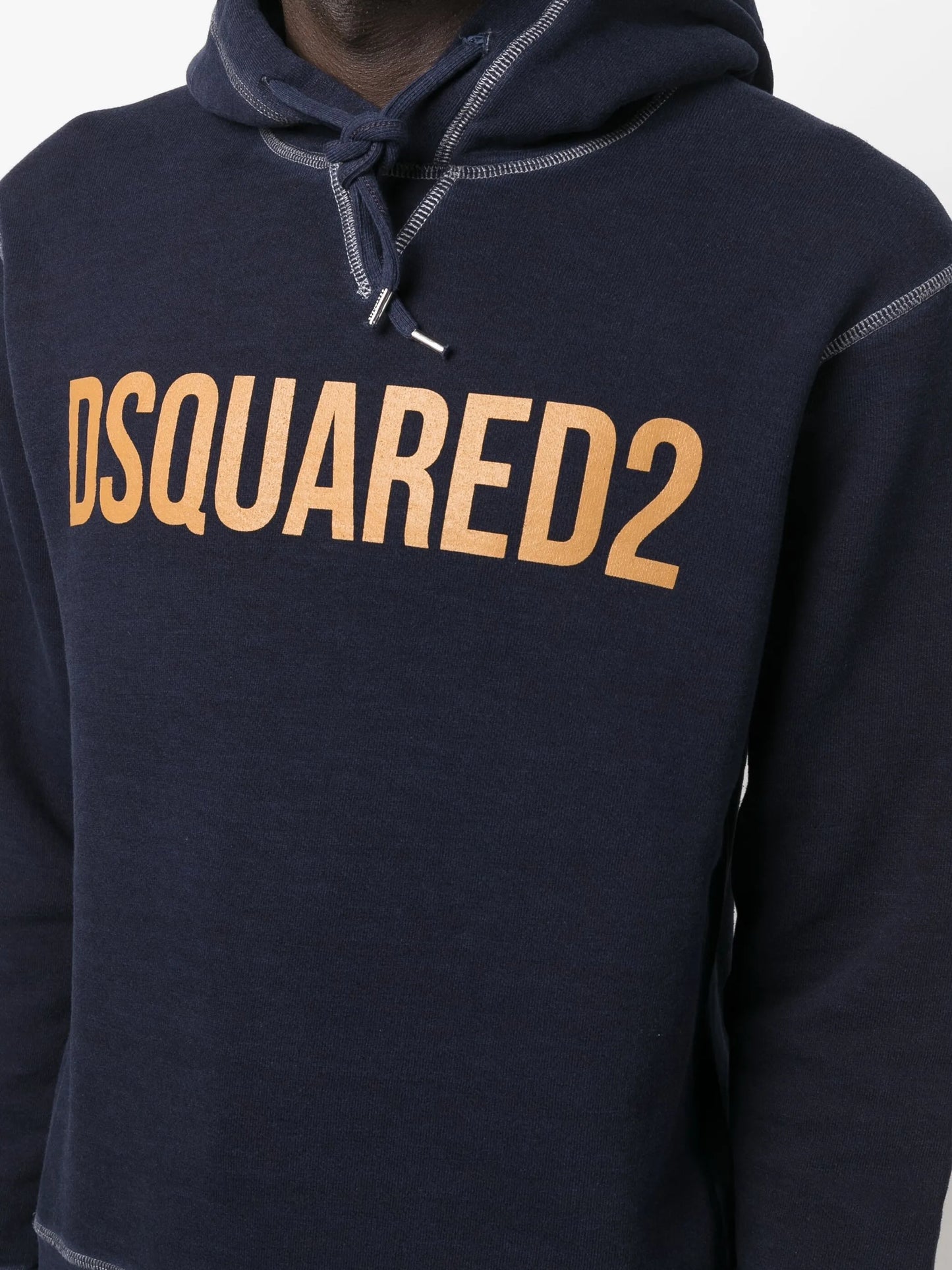 logo-print pullover hoodie