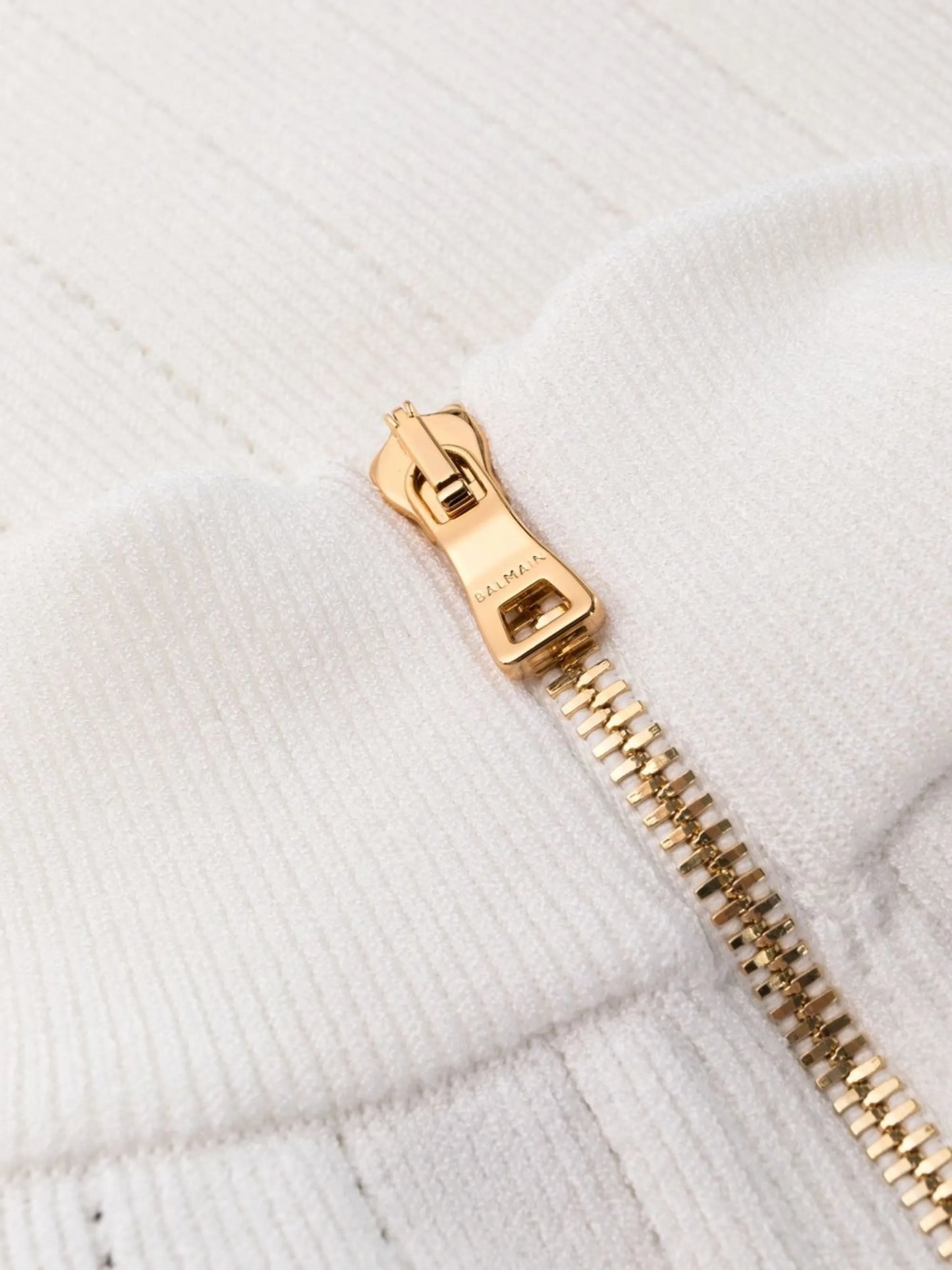 button-embellished ribbed mini dress