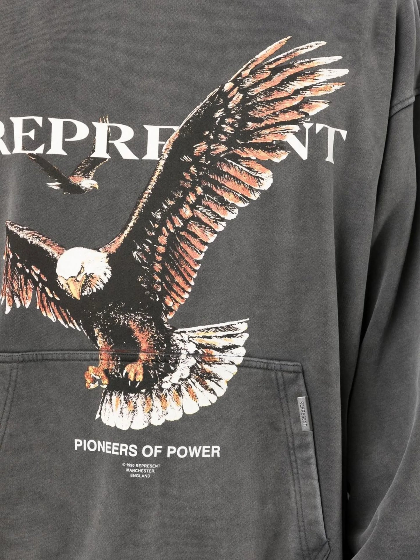 graphic-logo print hoodie