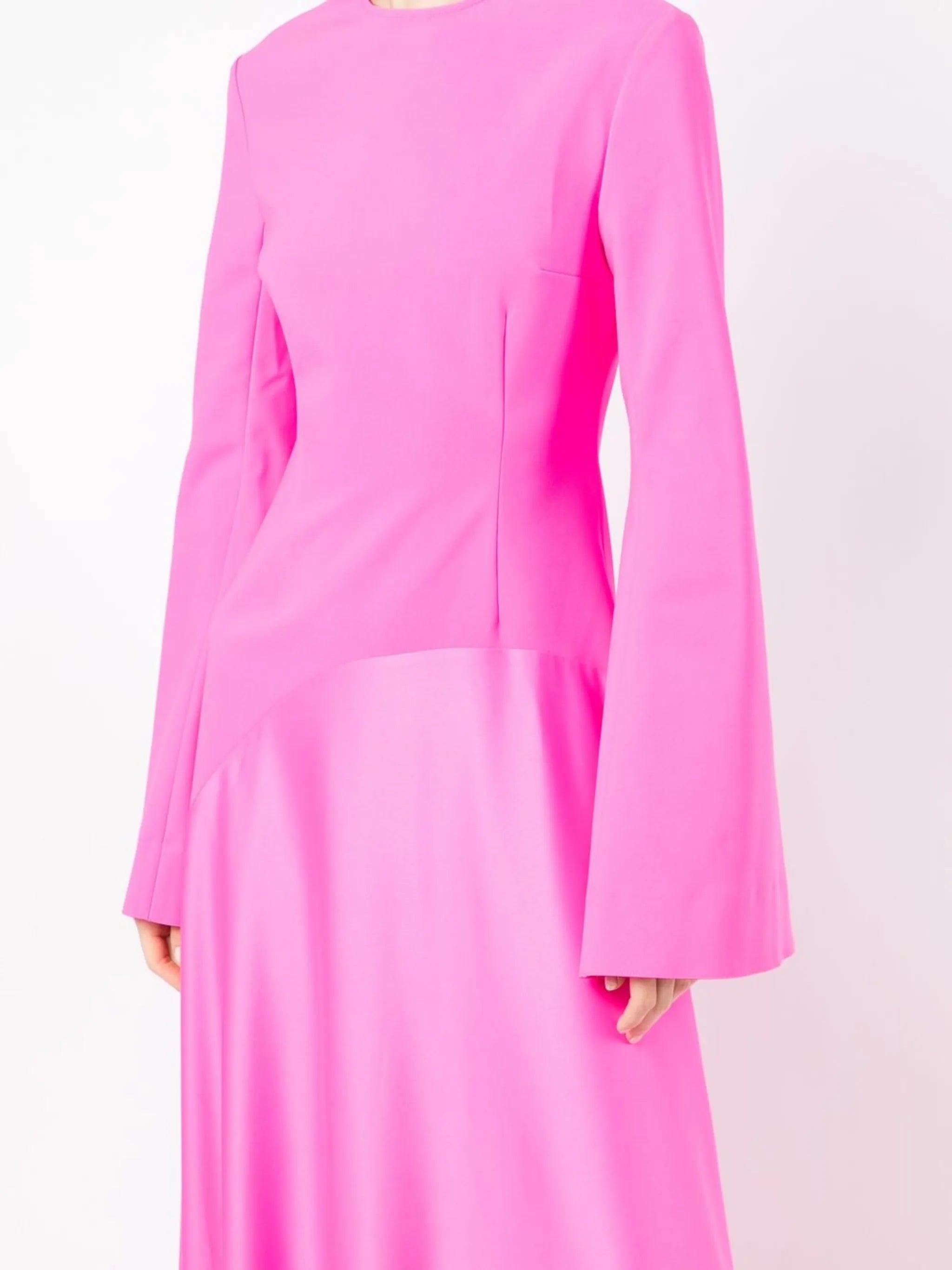 draped maxi dress