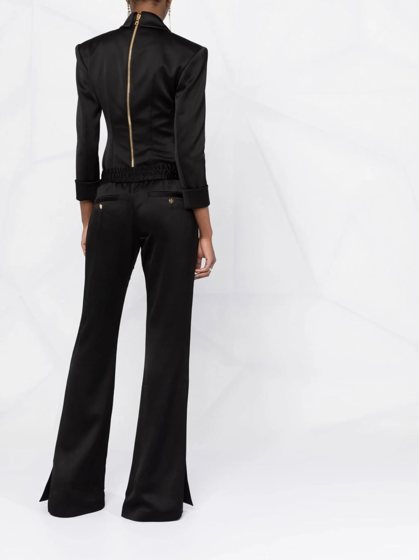 notched-lapel long-sleeve body