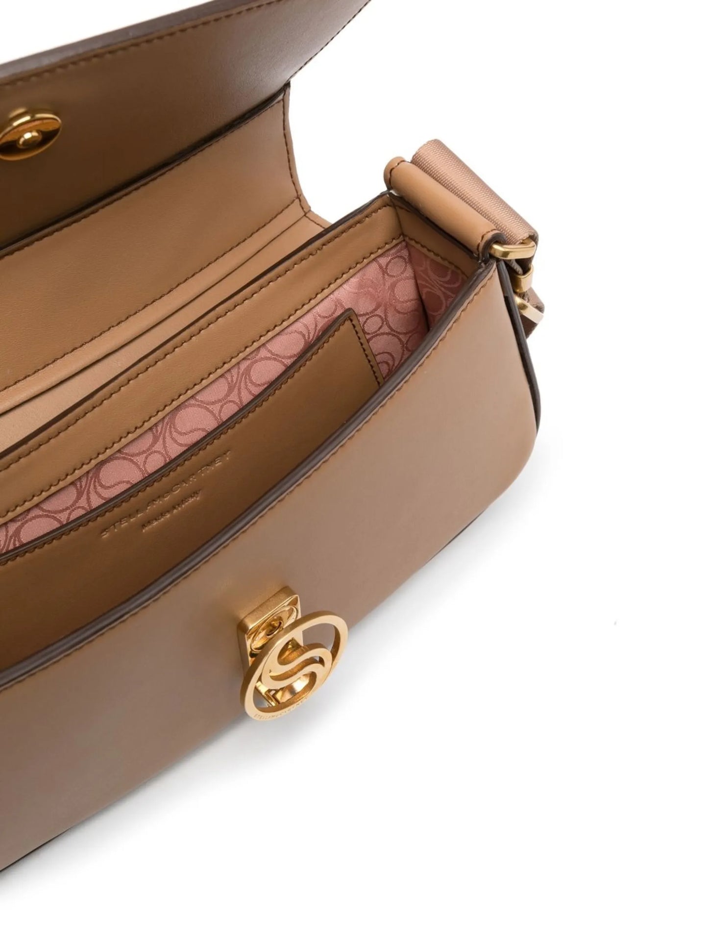 logo clasp flap shoulder bag