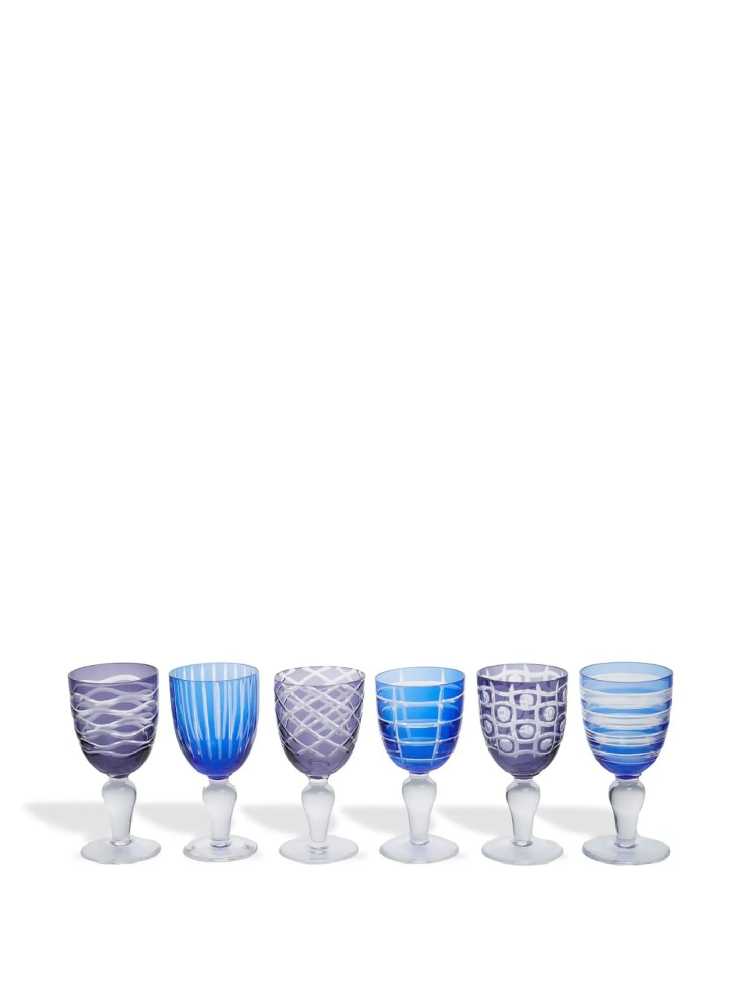 Cobalt wine glasses (set of 6)