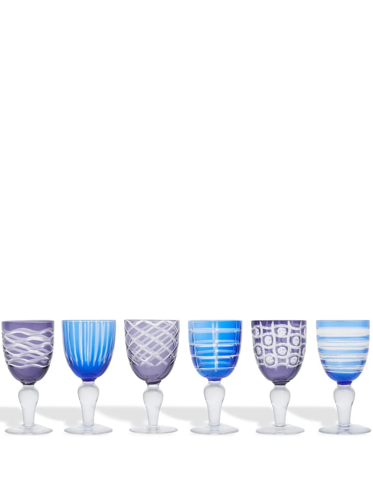Cobalt wine glasses (set of 6)