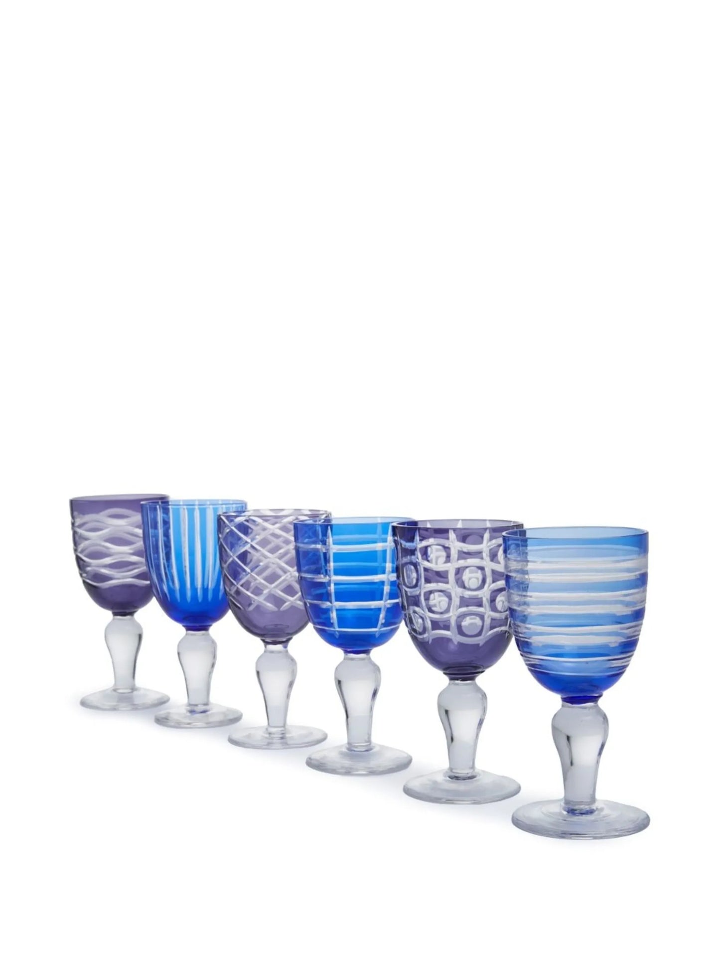 Cobalt wine glasses (set of 6)
