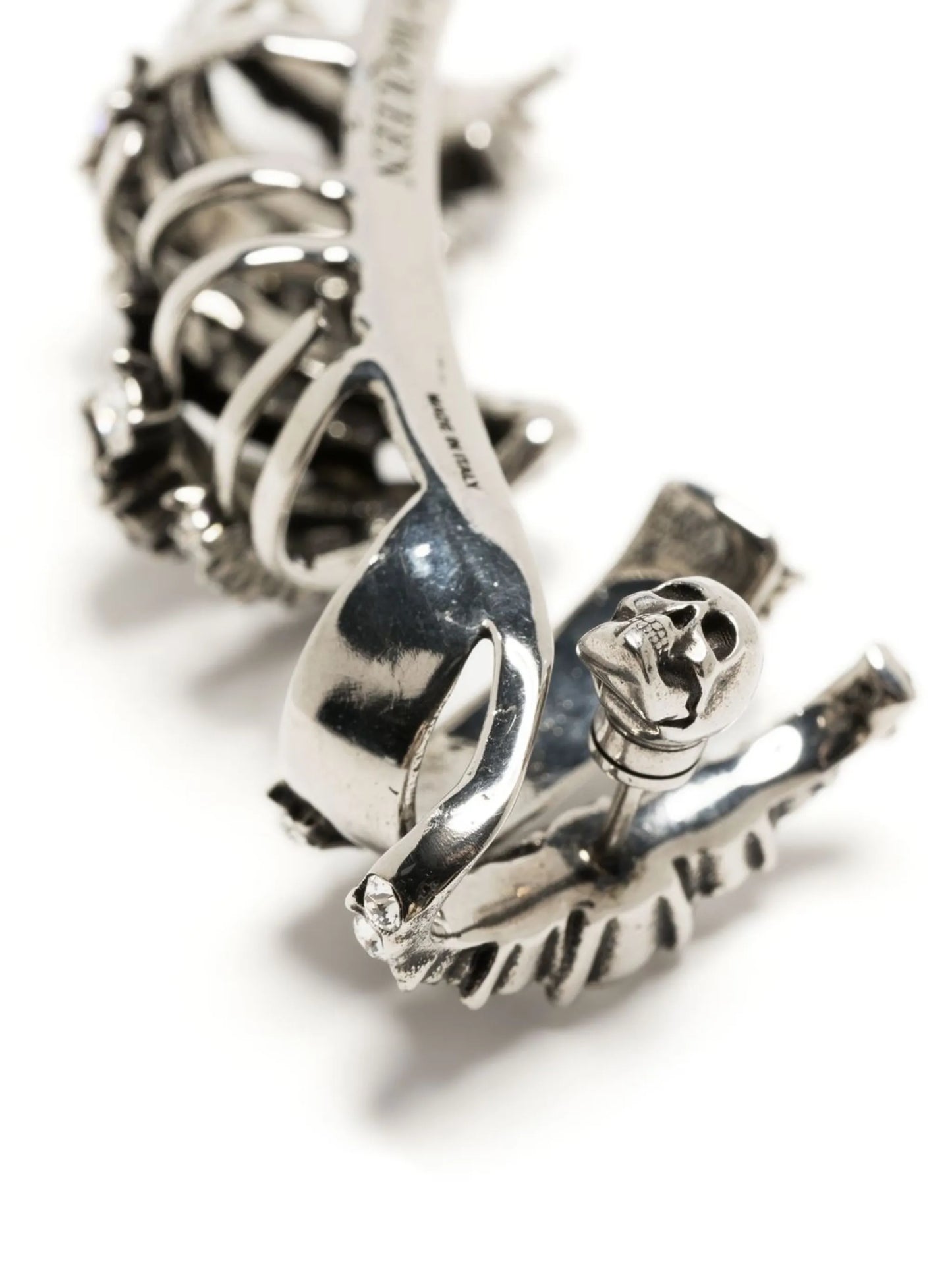 crystal multi-hoop earpiece