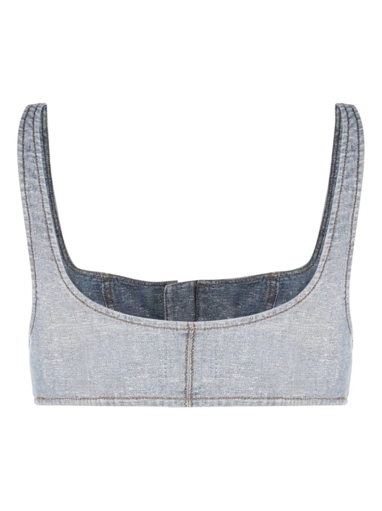 De-Gell-Fsb cropped denim vest