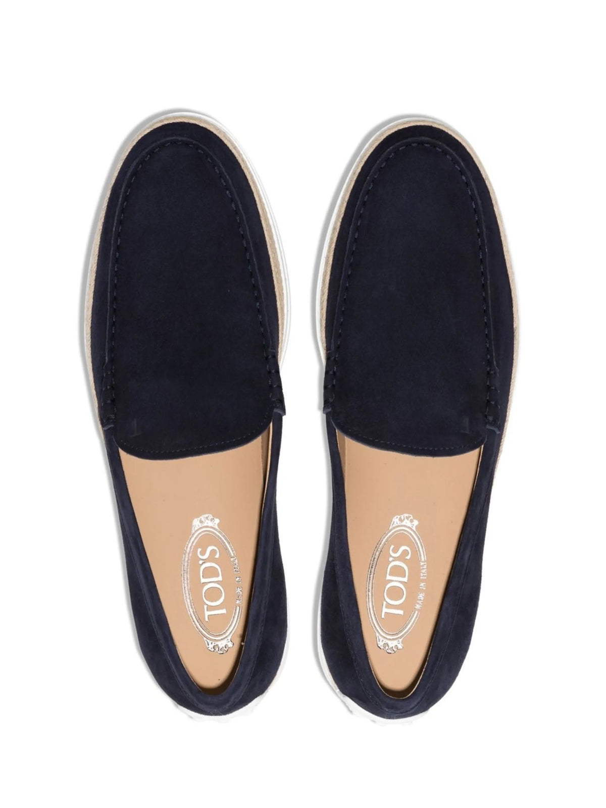 suede espadrille loafers