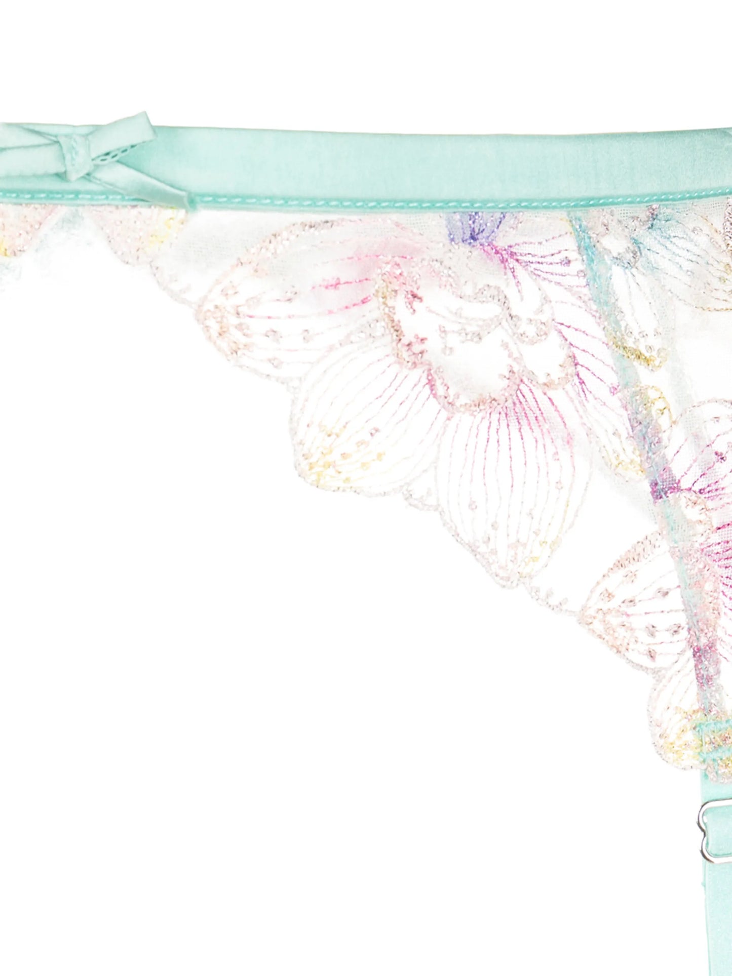 pixie-embroidered garter belt