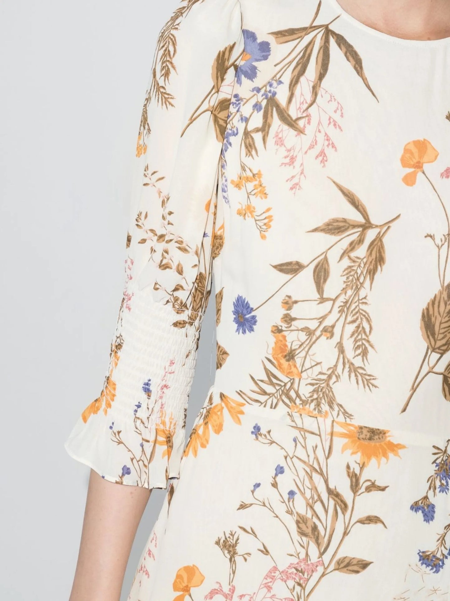 Carolena floral-print midi dress