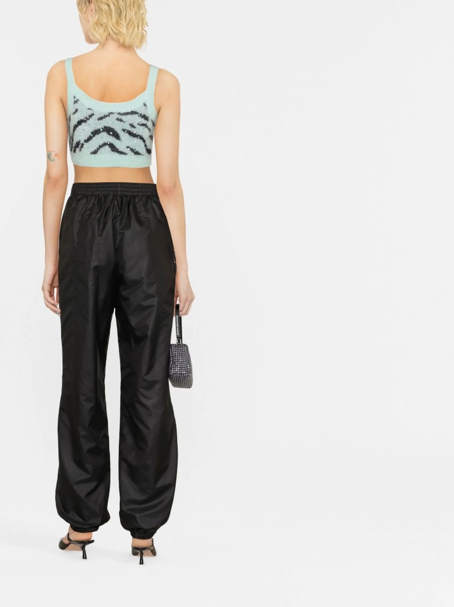 embroidered-logo track pants