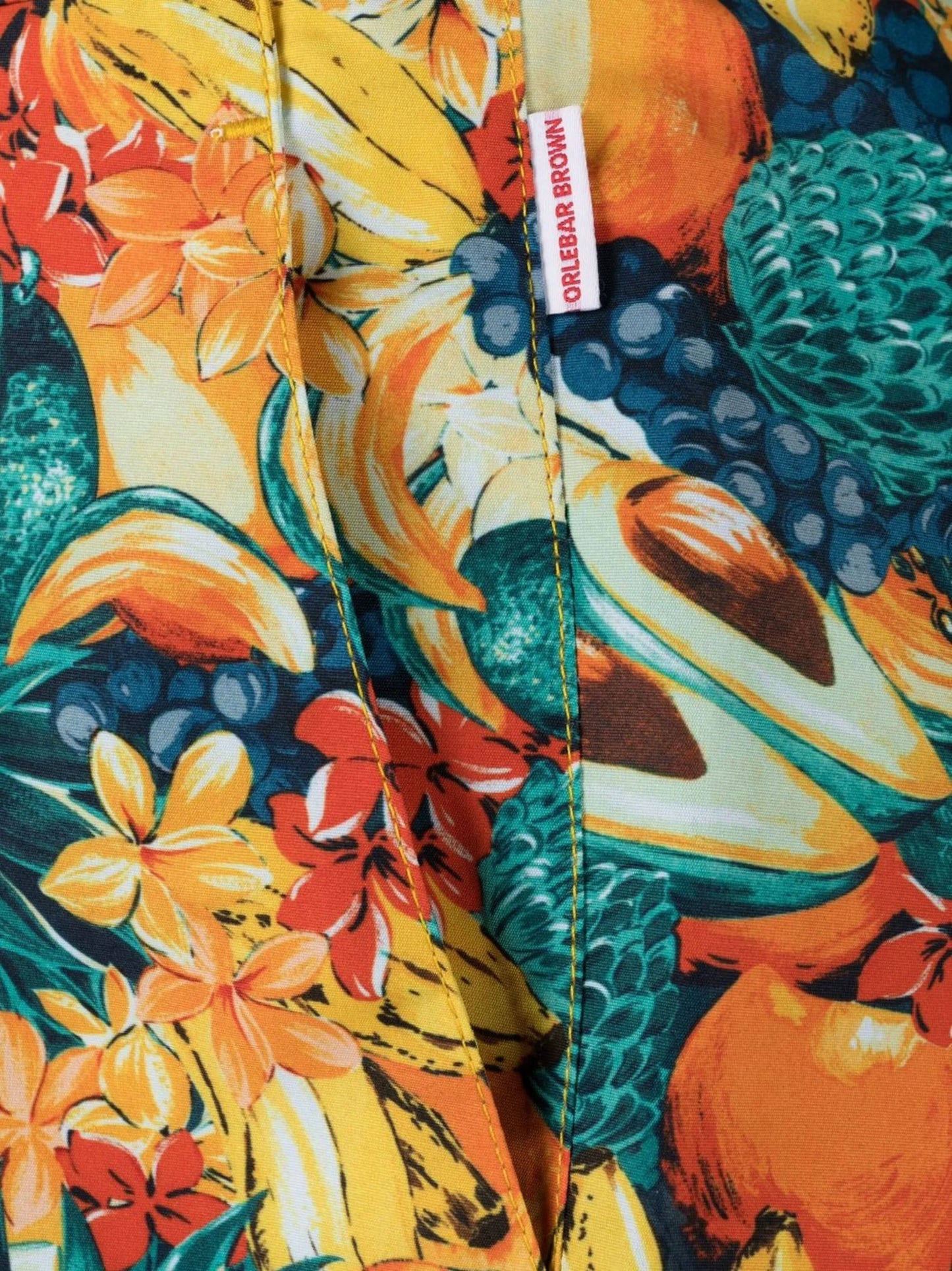Tropicana-print swim shorts