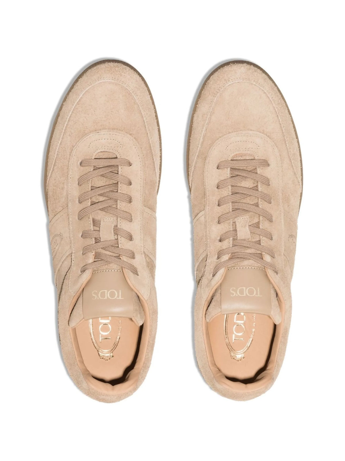 panelled low-top sneakers
