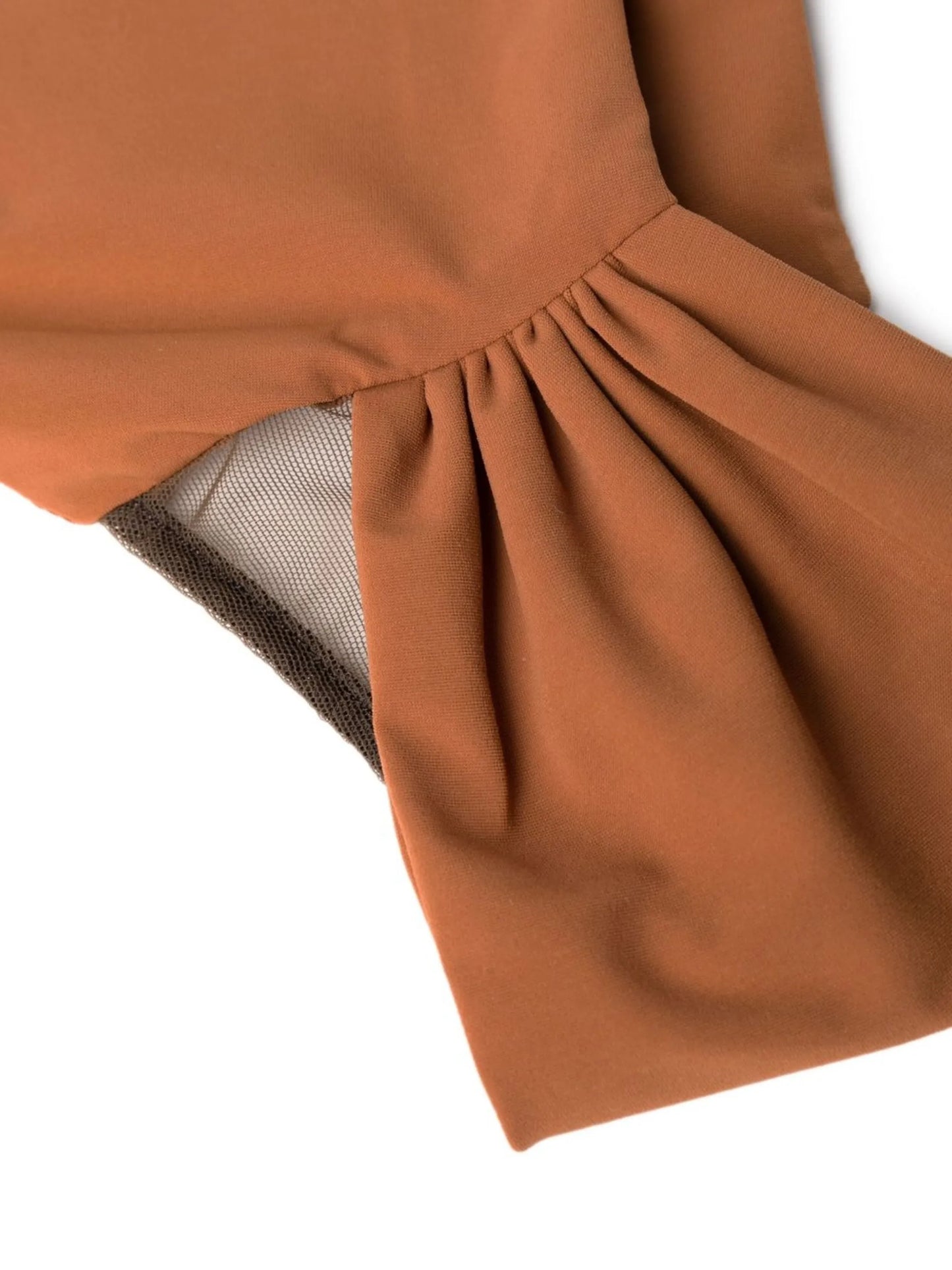 gathered-detail bikini bottoms