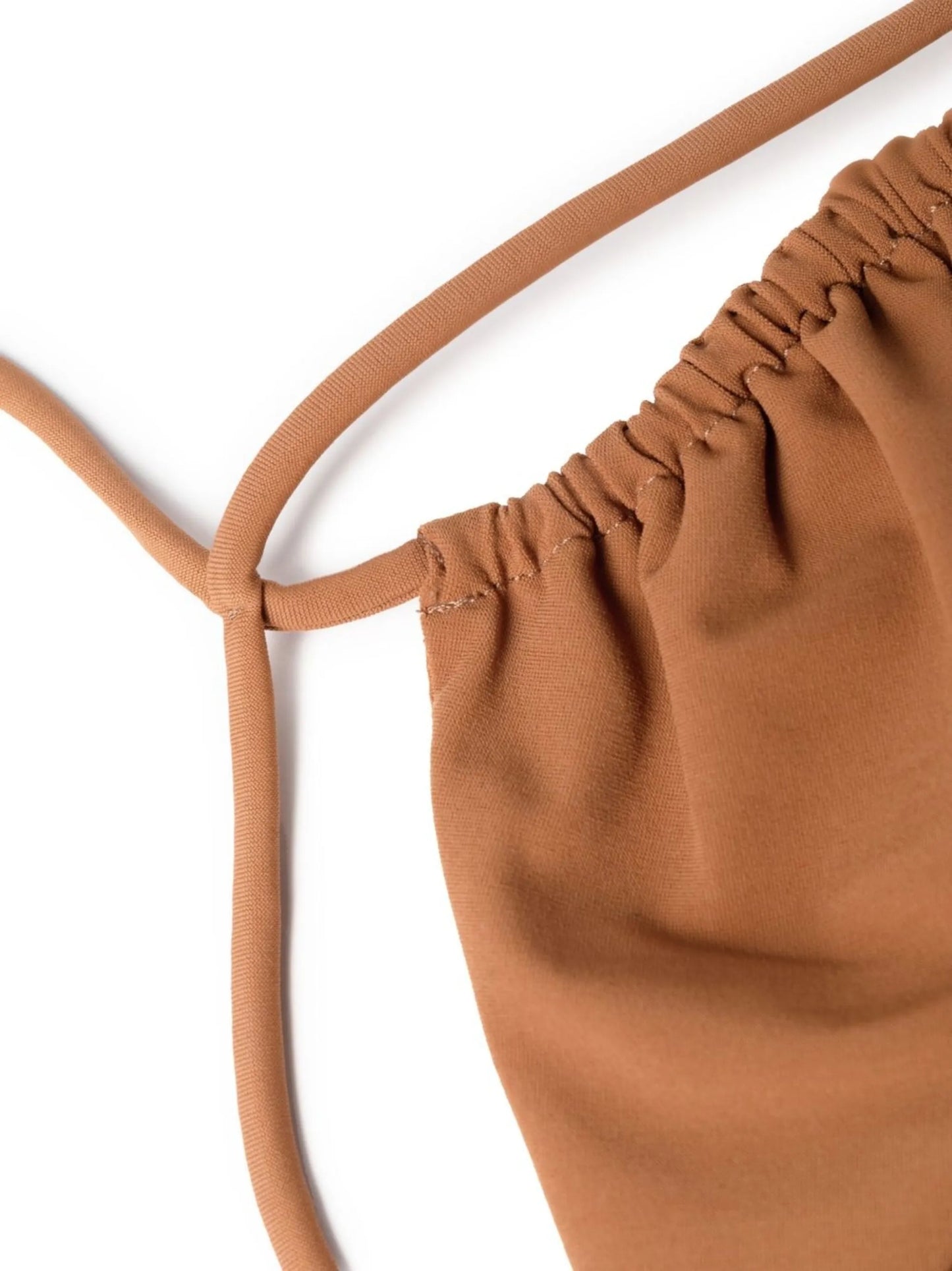 gathered-detail bikini top