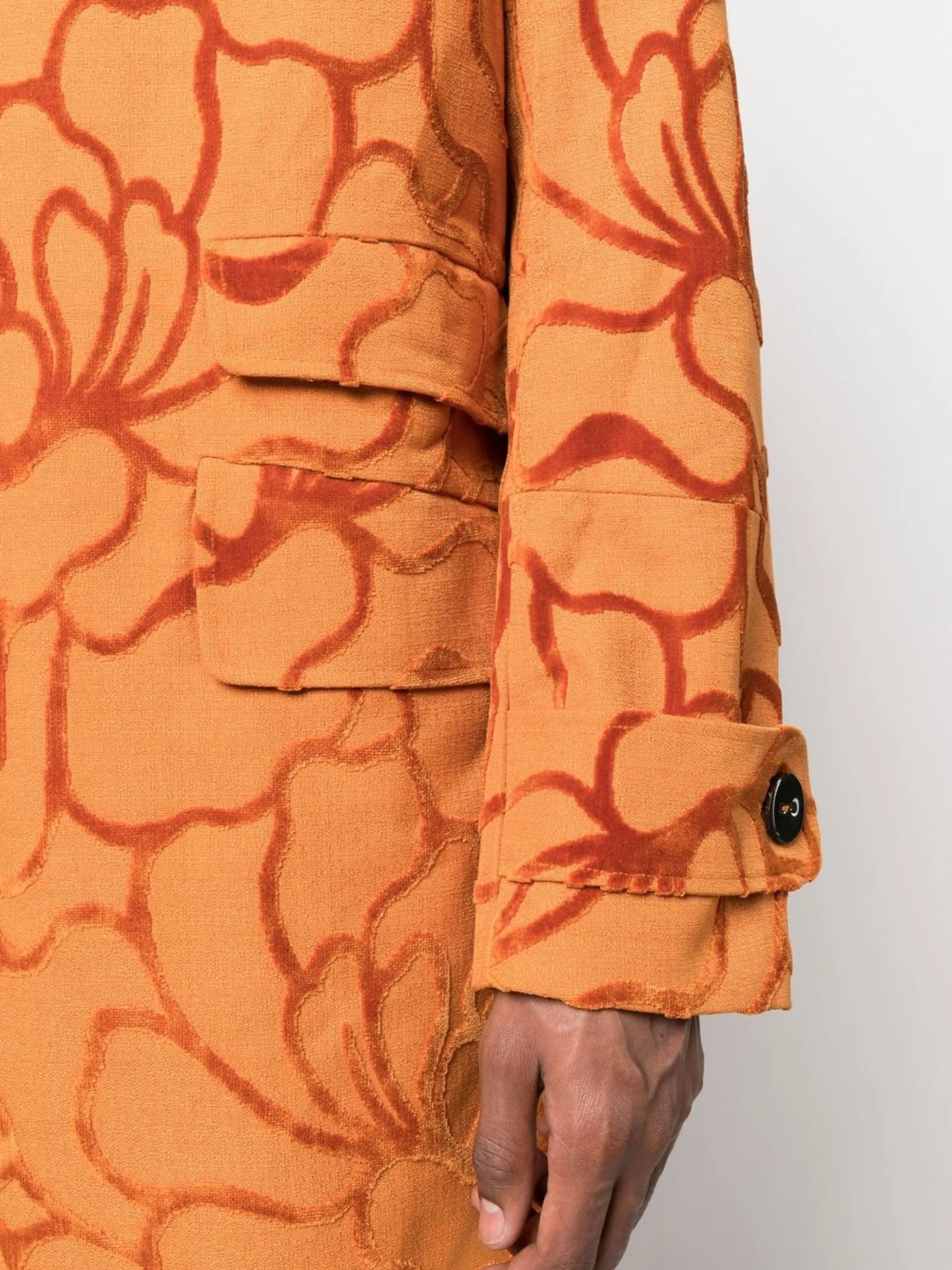 Idris Floral print coat