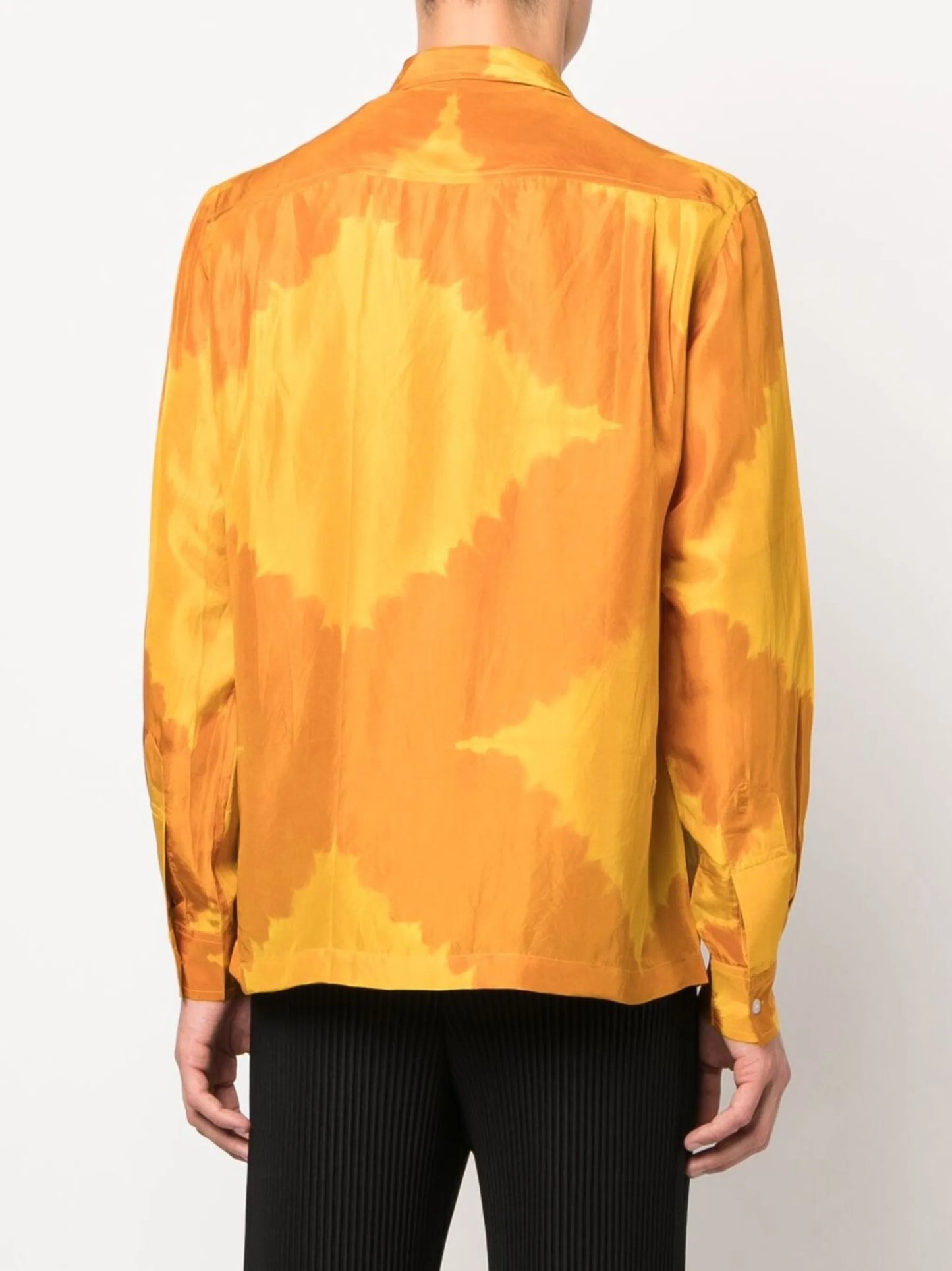 Lehariya Dye silk shirt