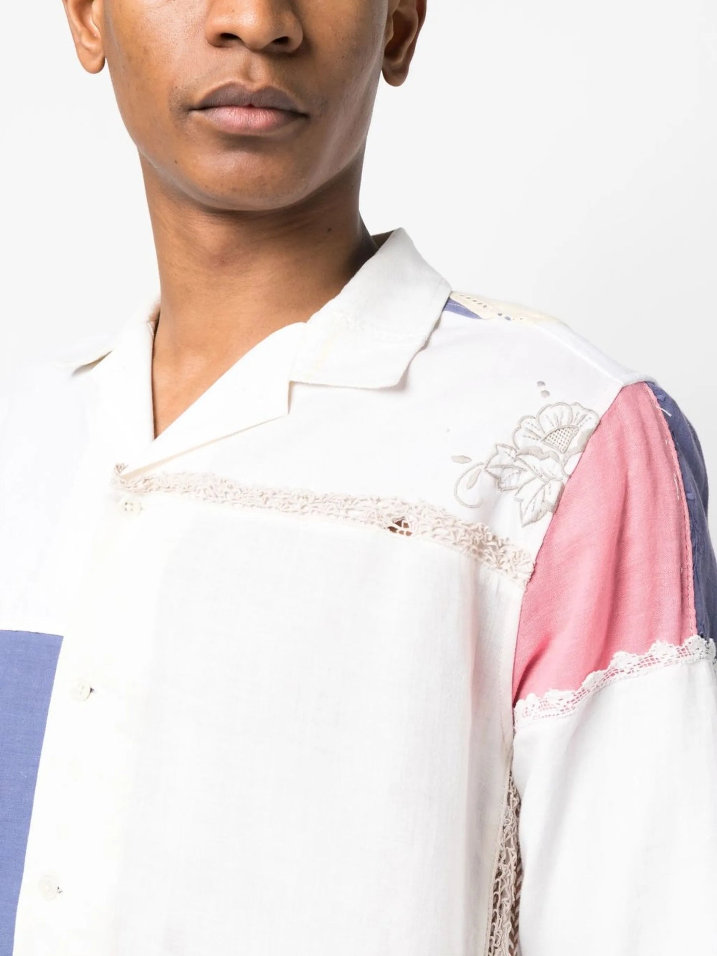 patchwork napkin shirt