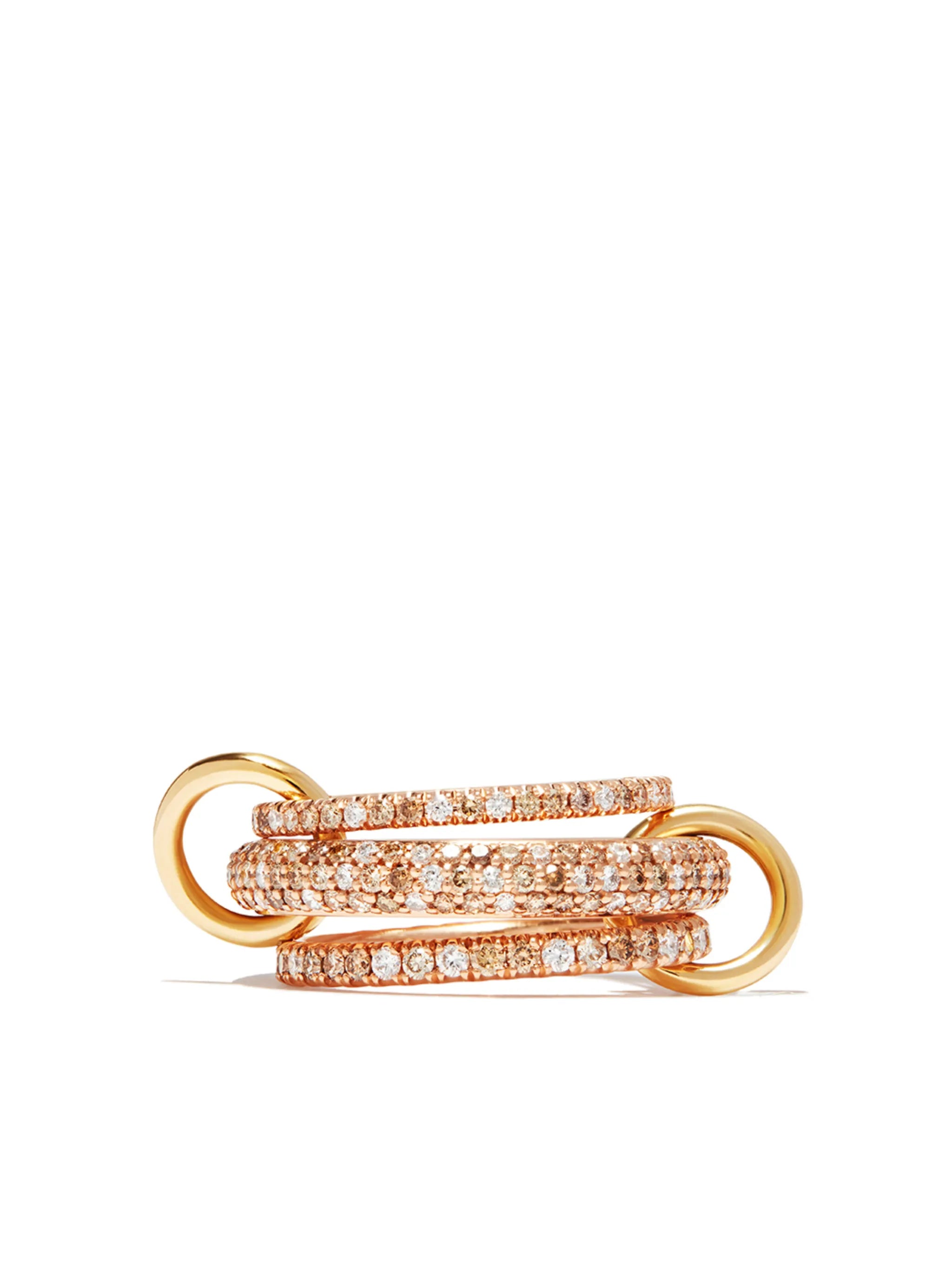 18K rose gold Nova Rose diamond ring
