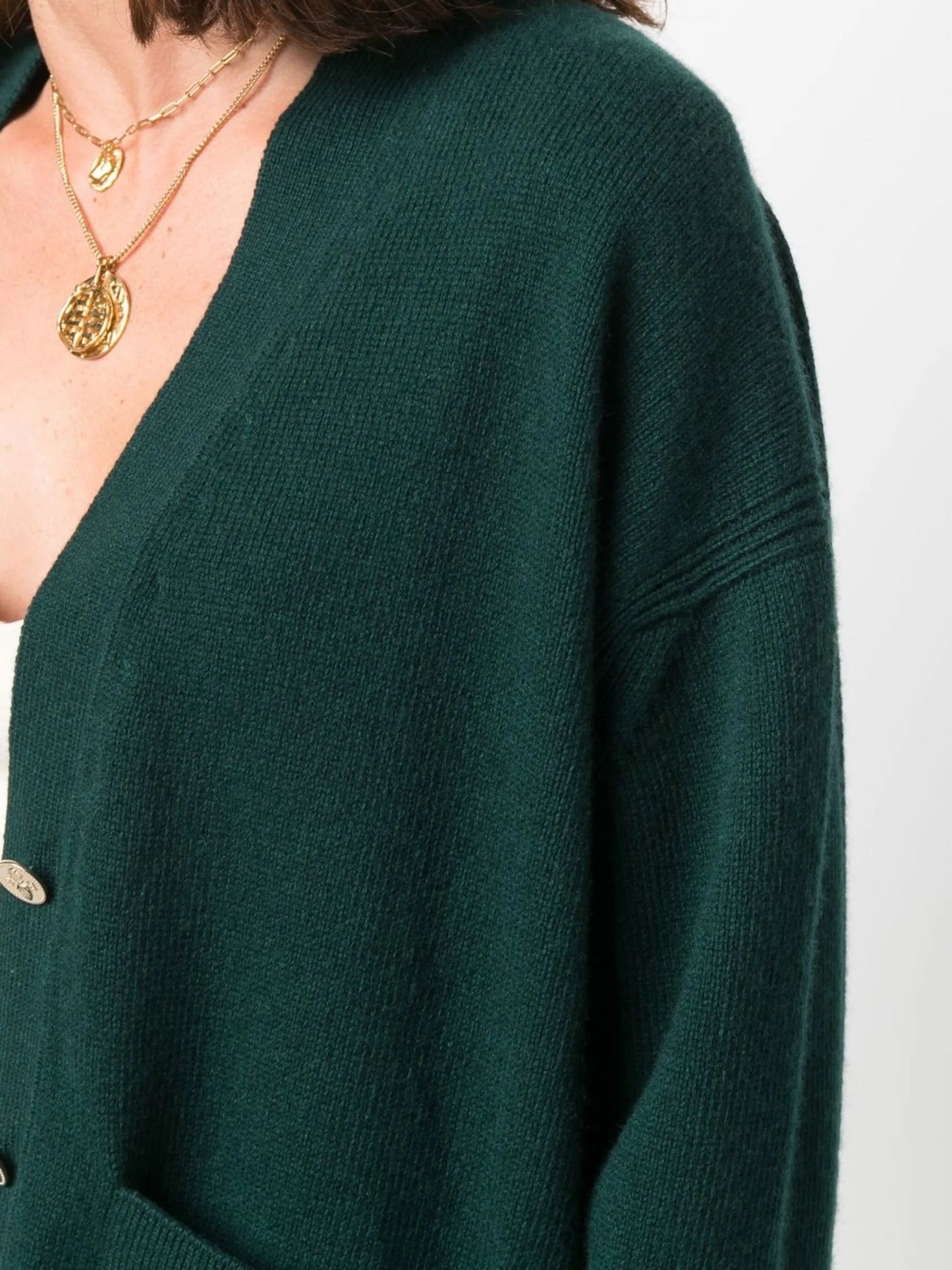 V-neck cashmere cardigan
