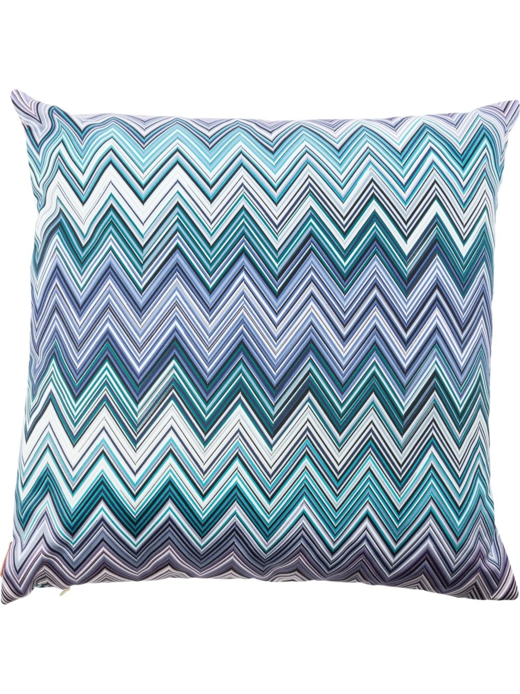 Jarris zigzag-print cushion