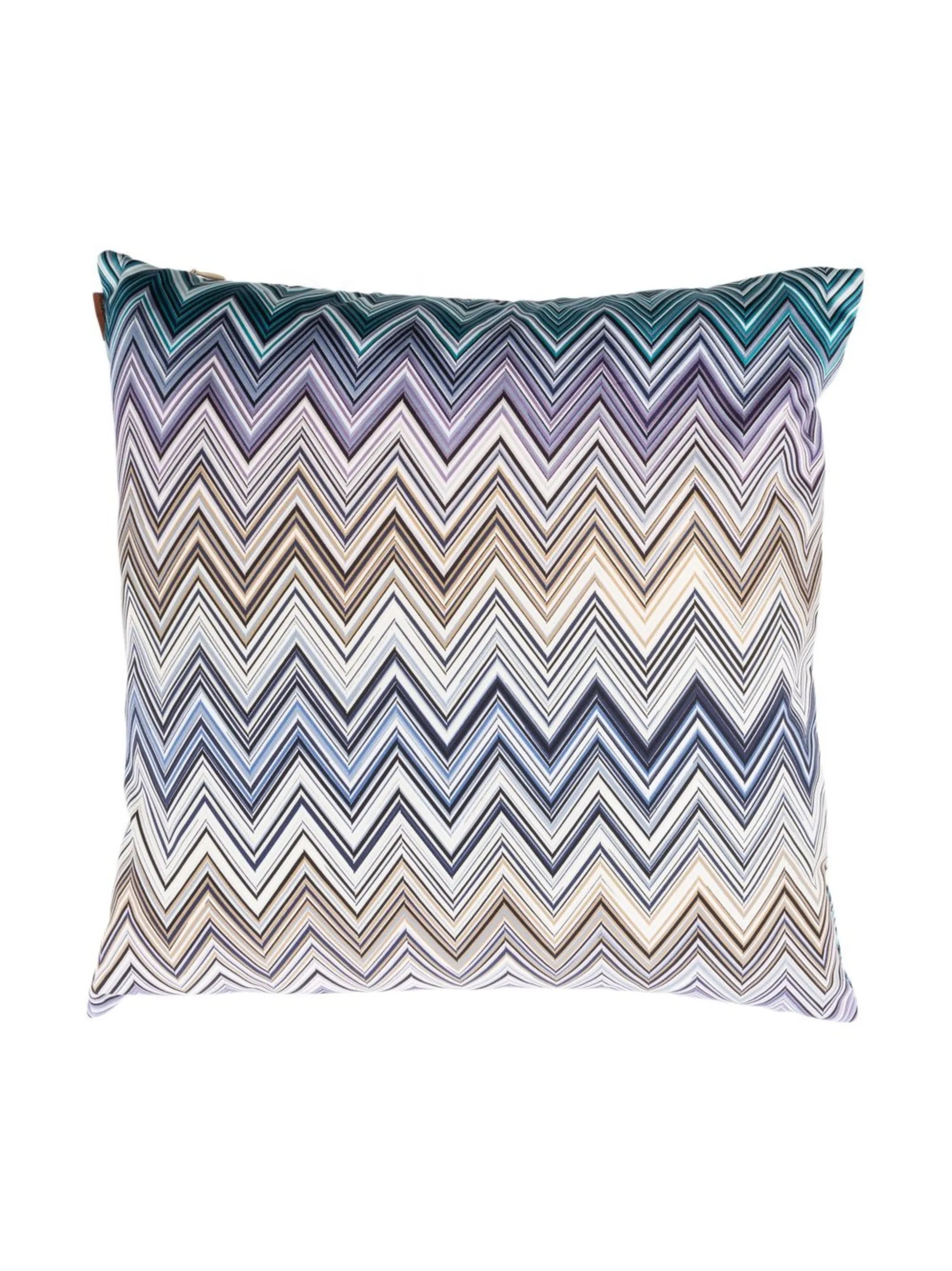 Jarris zigzag-print cushion