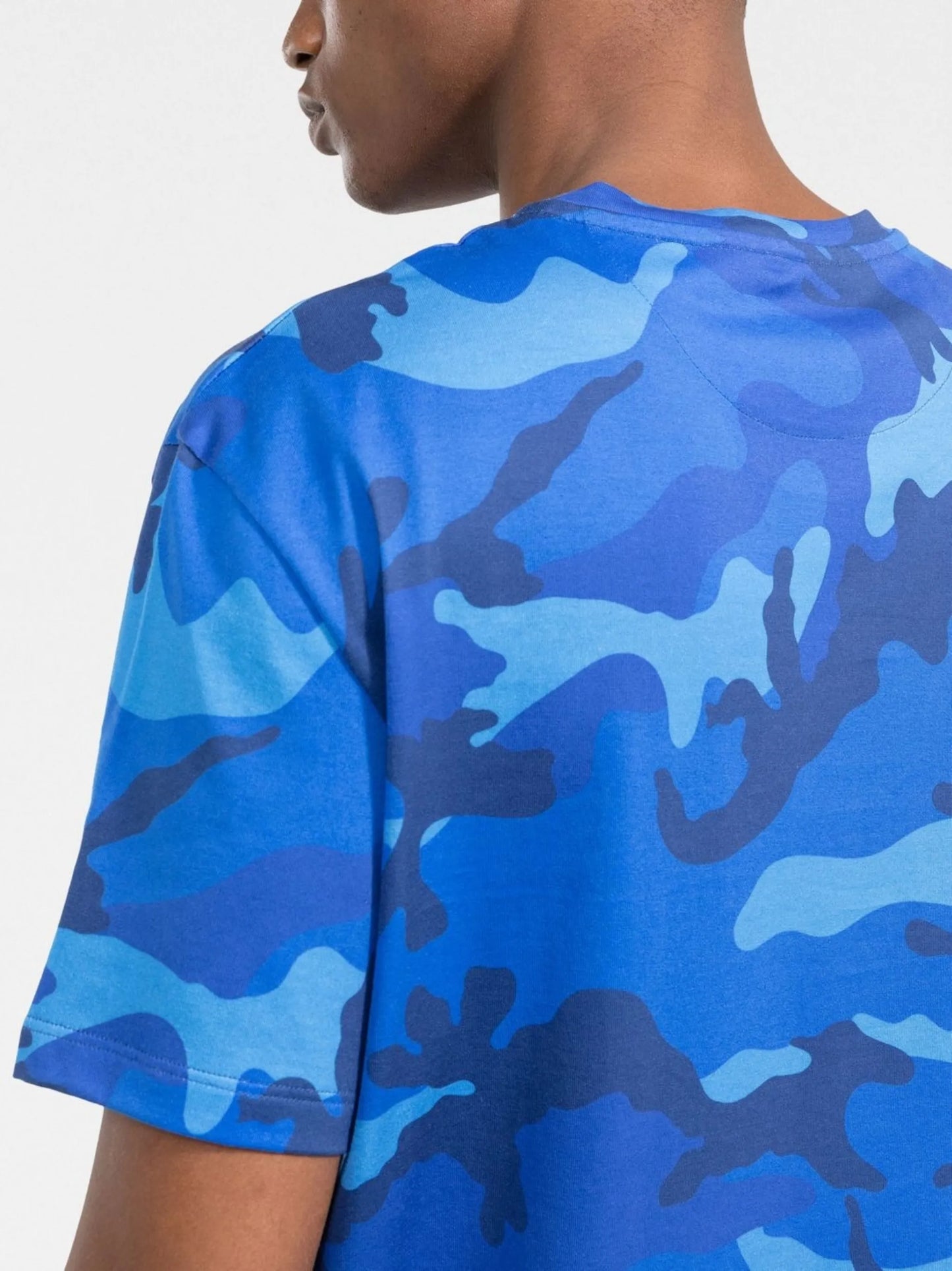 camouflage-print cotton T-shirt