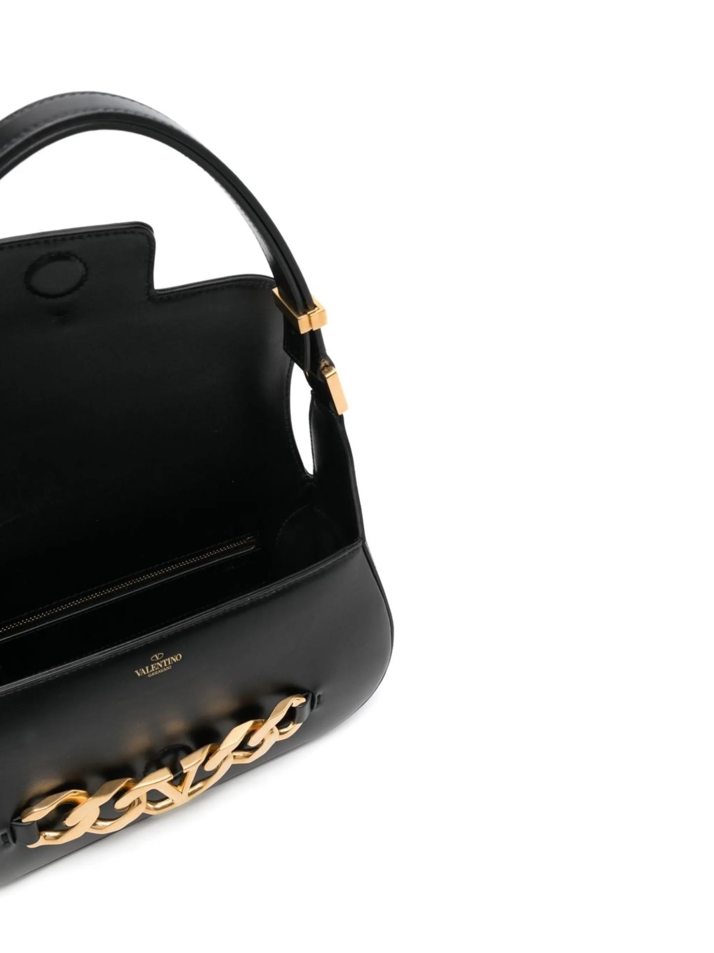 VLogo leather bag